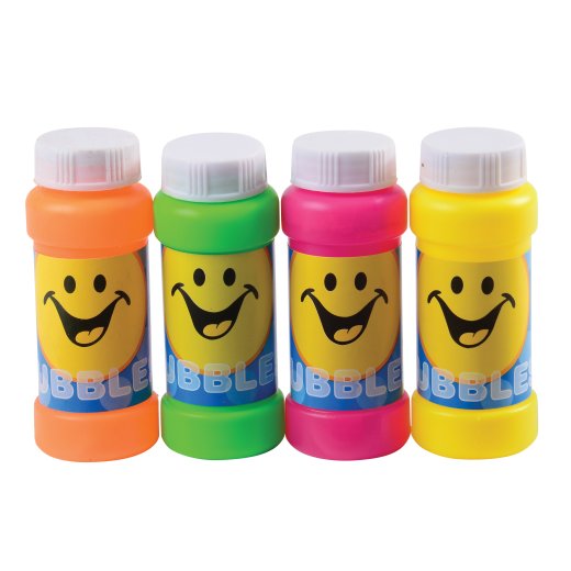 Smile Face Mini Bubbles – Outdoor Play & Classroom Celebrations – 2 fl oz – Set of 12