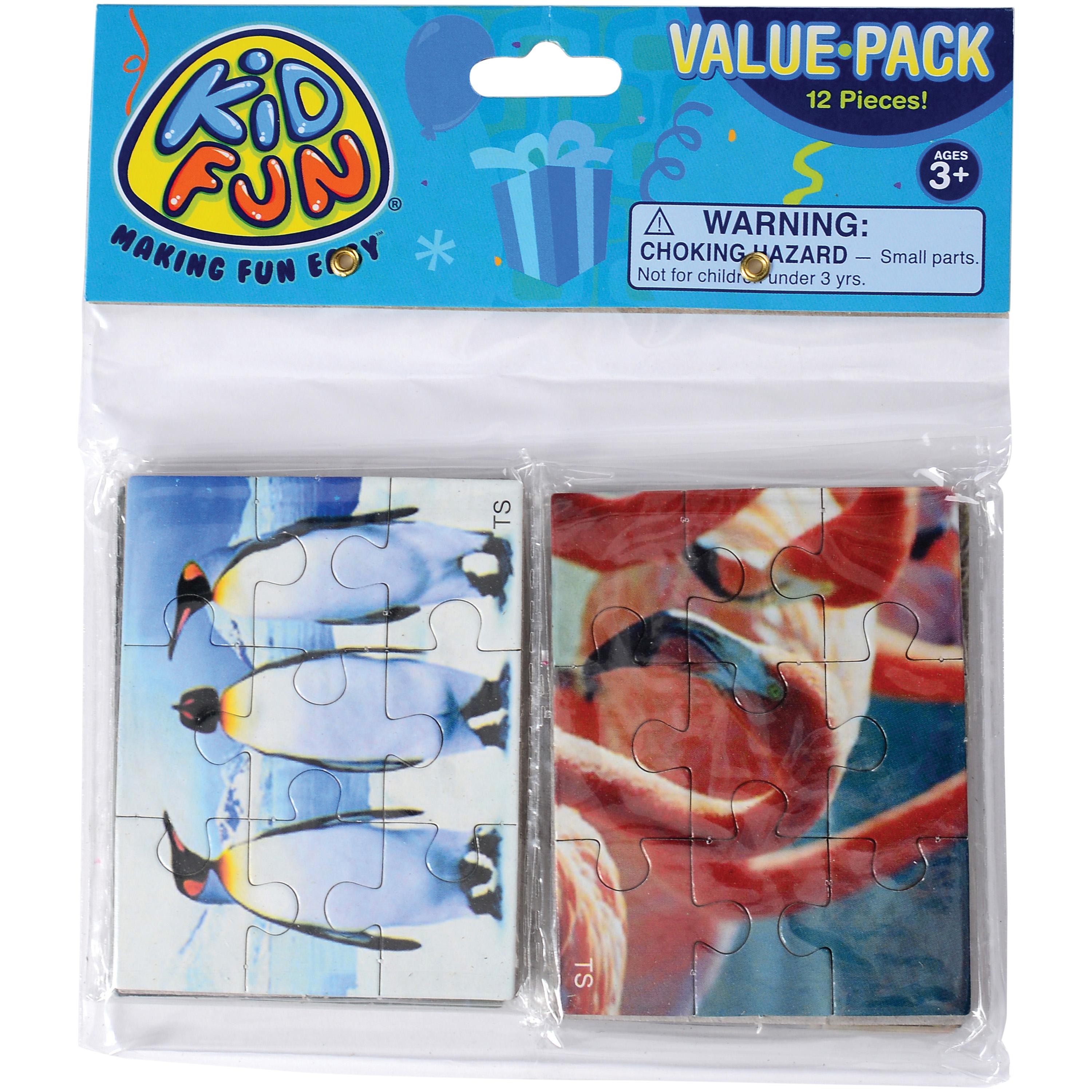 Mini Cardboard Photo Animal Puzzles