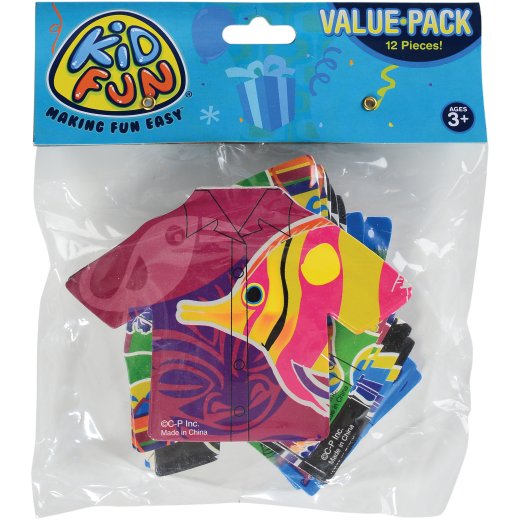 Tropical Shirt Memo Pads - Set of 12