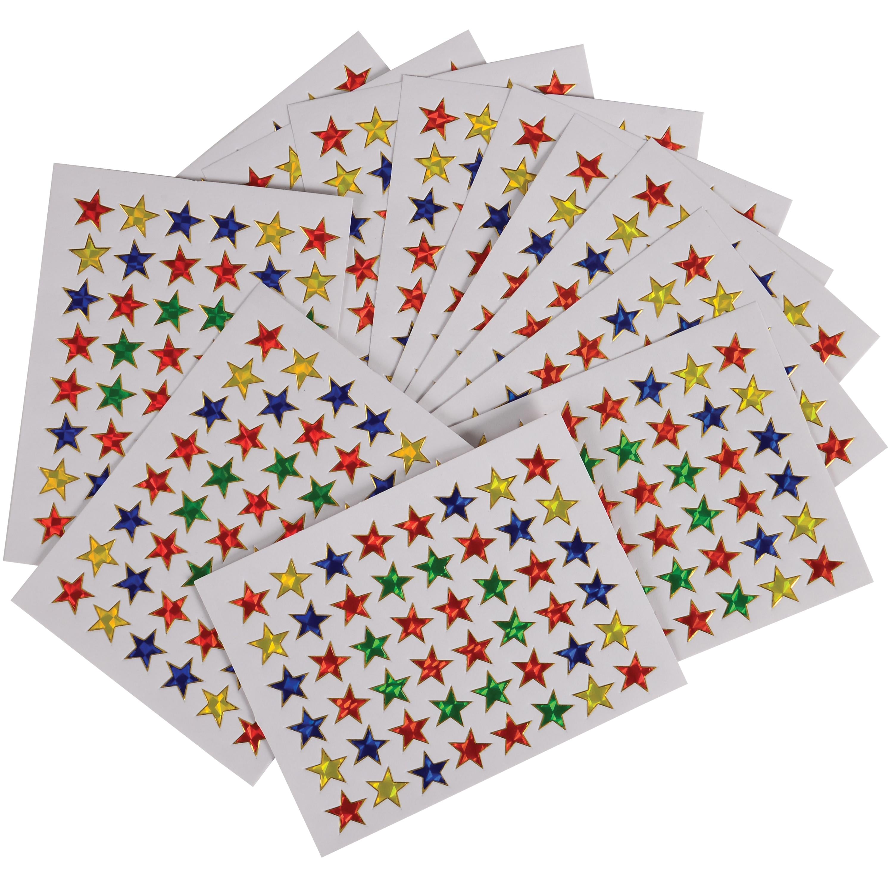 Metallic Foil Star Reward Stickers