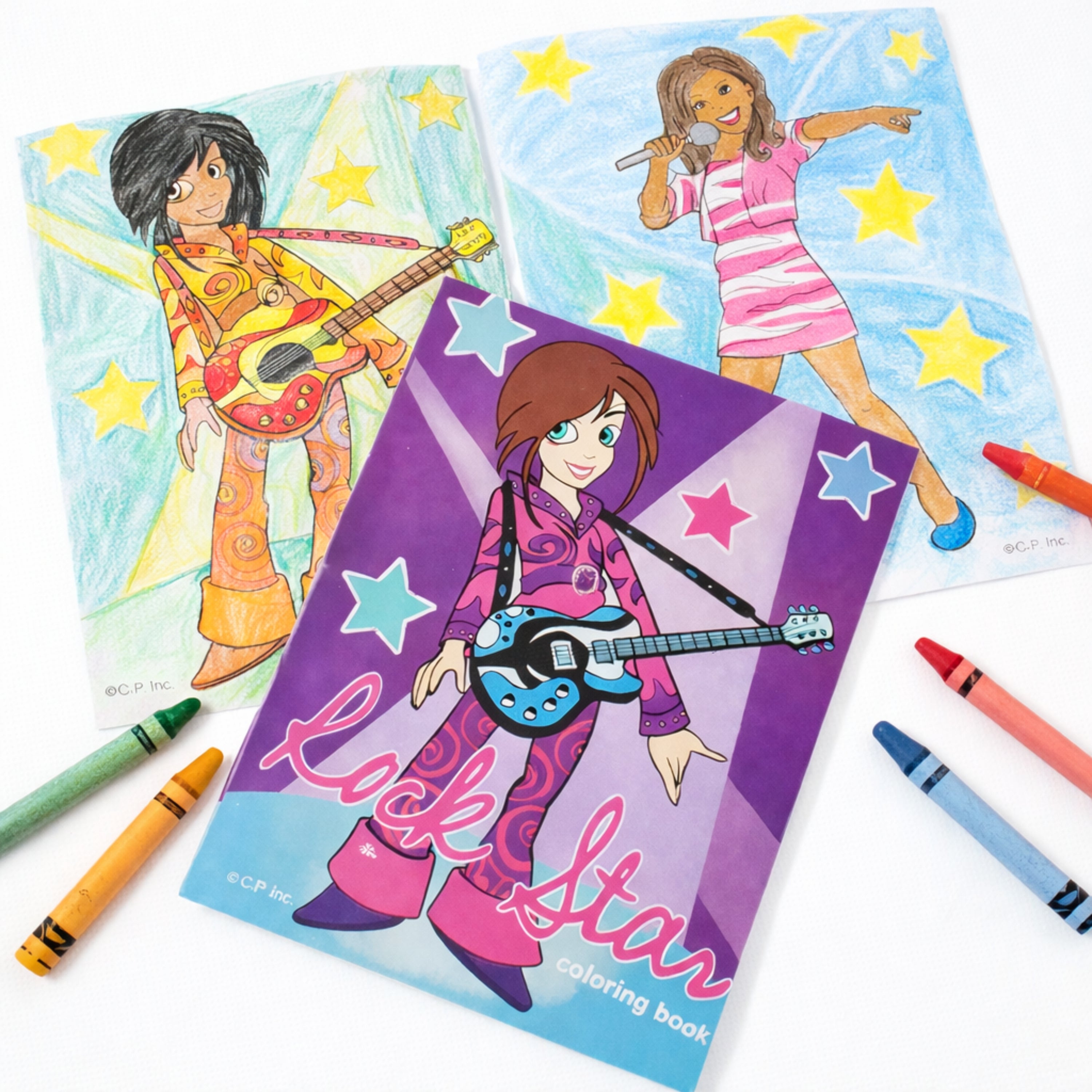 Rock Star Coloring Books – Set of 12