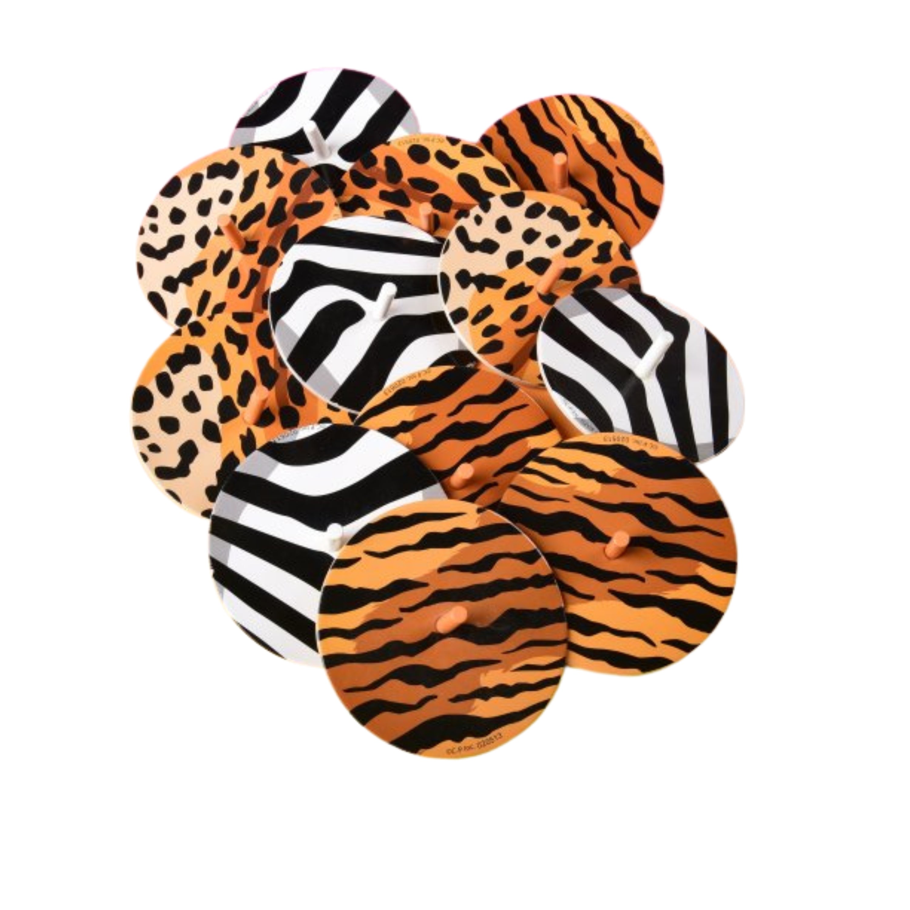 Animal Print Spinning Tops