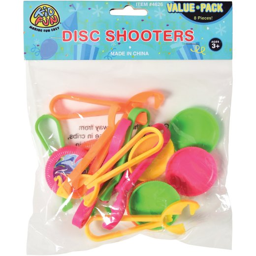 Flinging Disc Launcher Toys – Set of 8