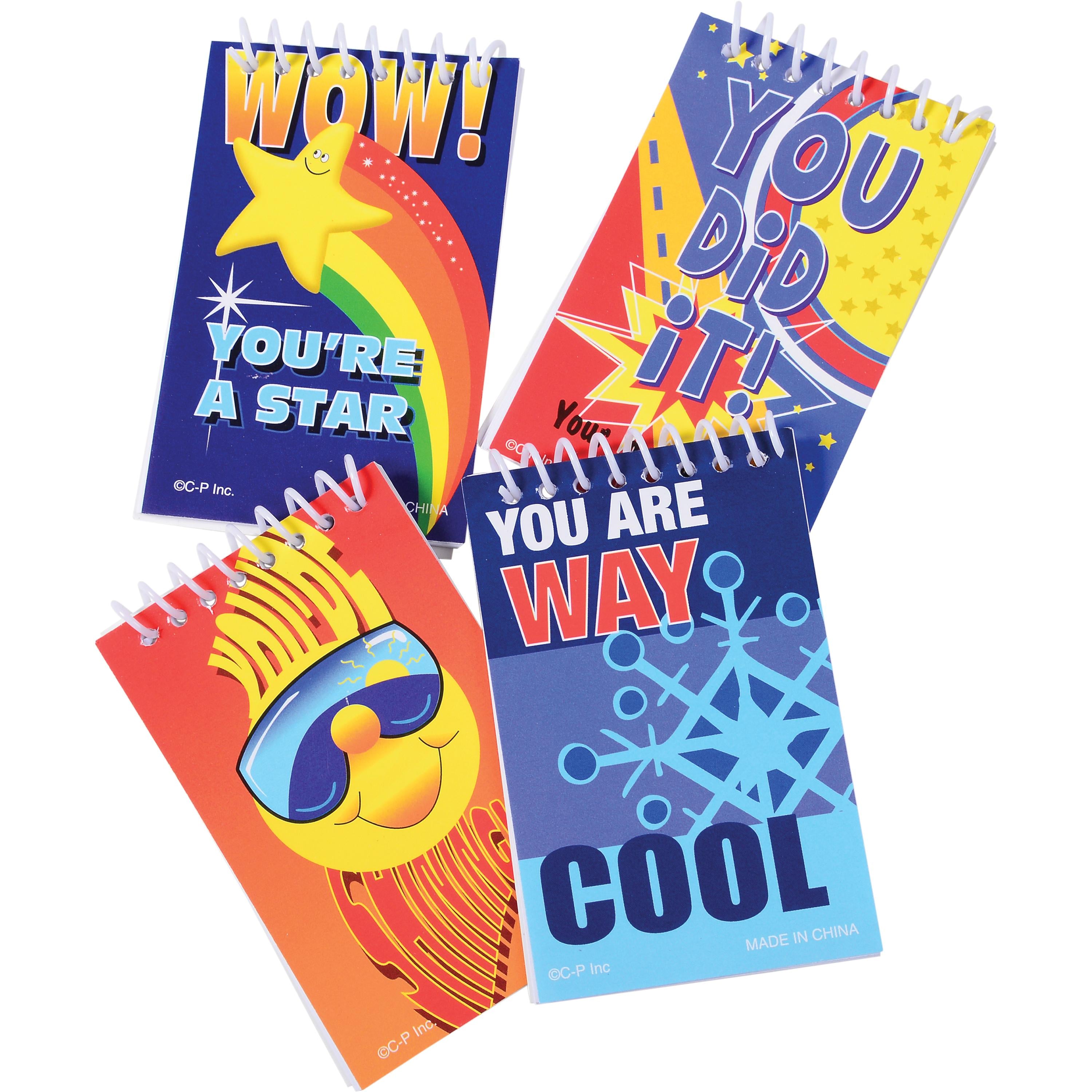 Motivational Mini Reward Notebooks – Set of 8