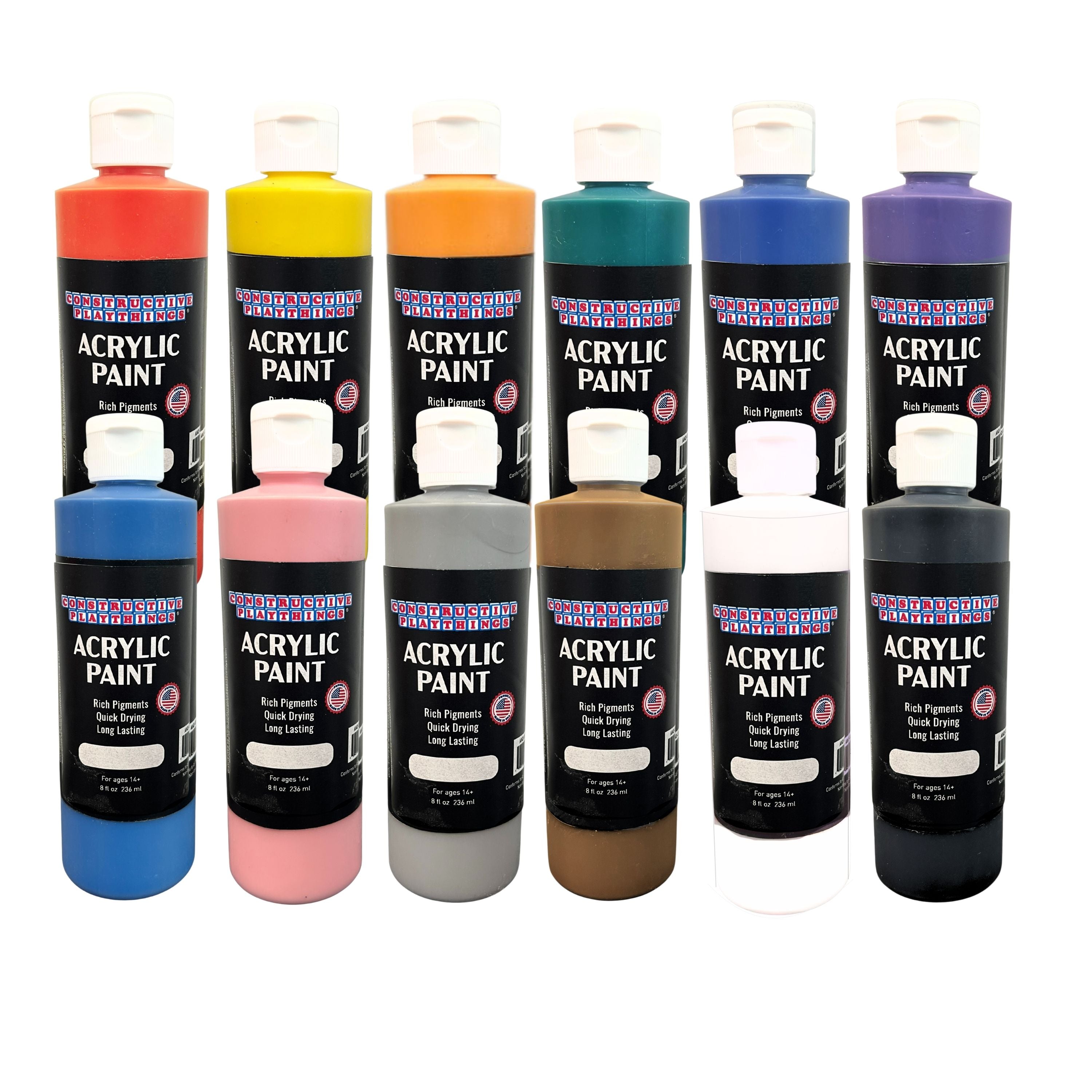Acrylic Paint Set – 12 Vibrant Colors