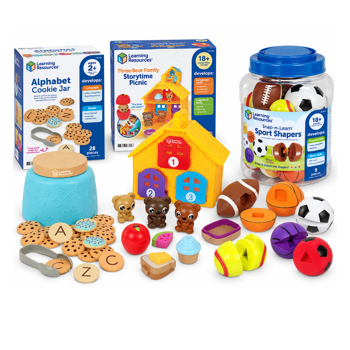 Alphabet, Colors & Shapes Early Learning Set