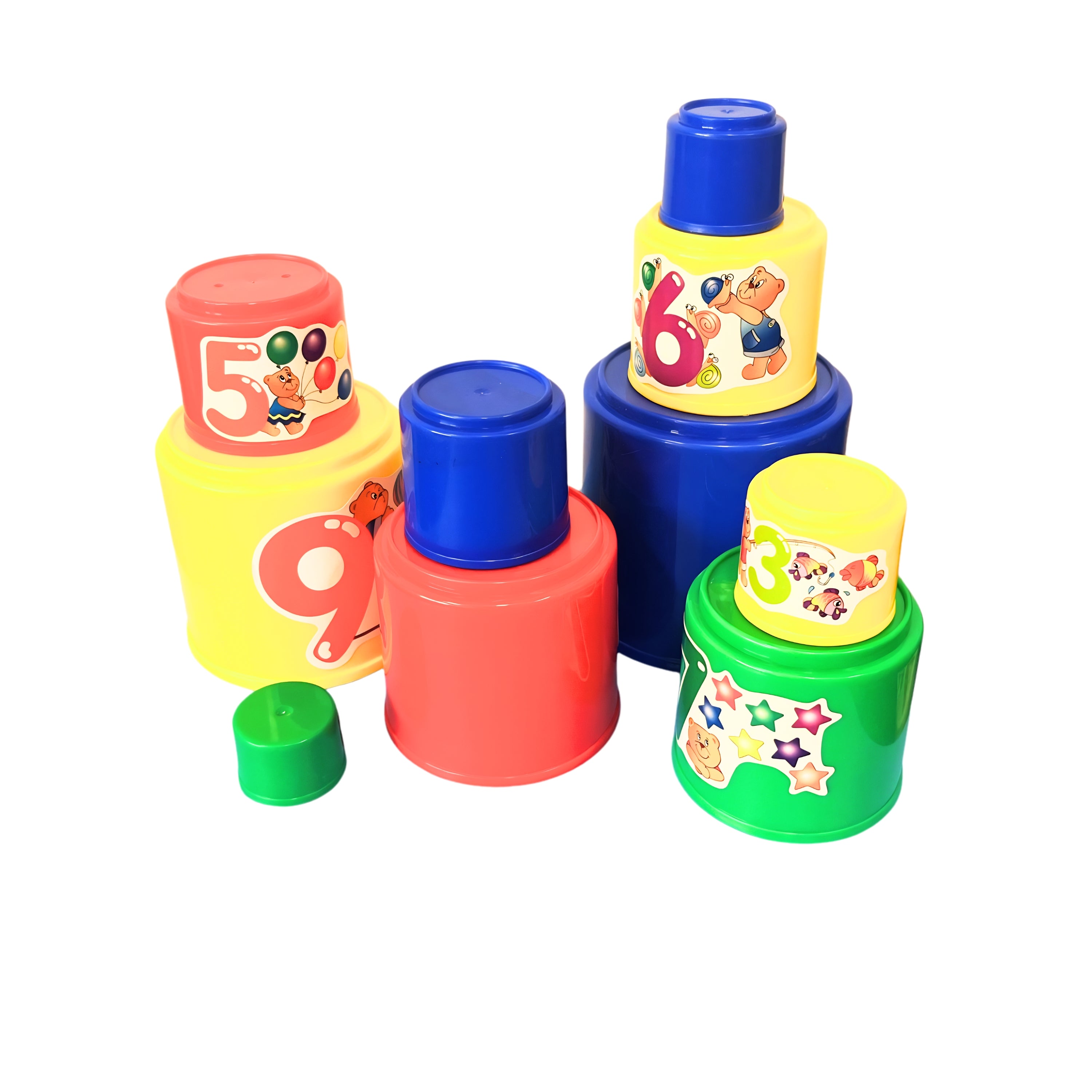 Sort, Count & Stack Toddler Cup Set