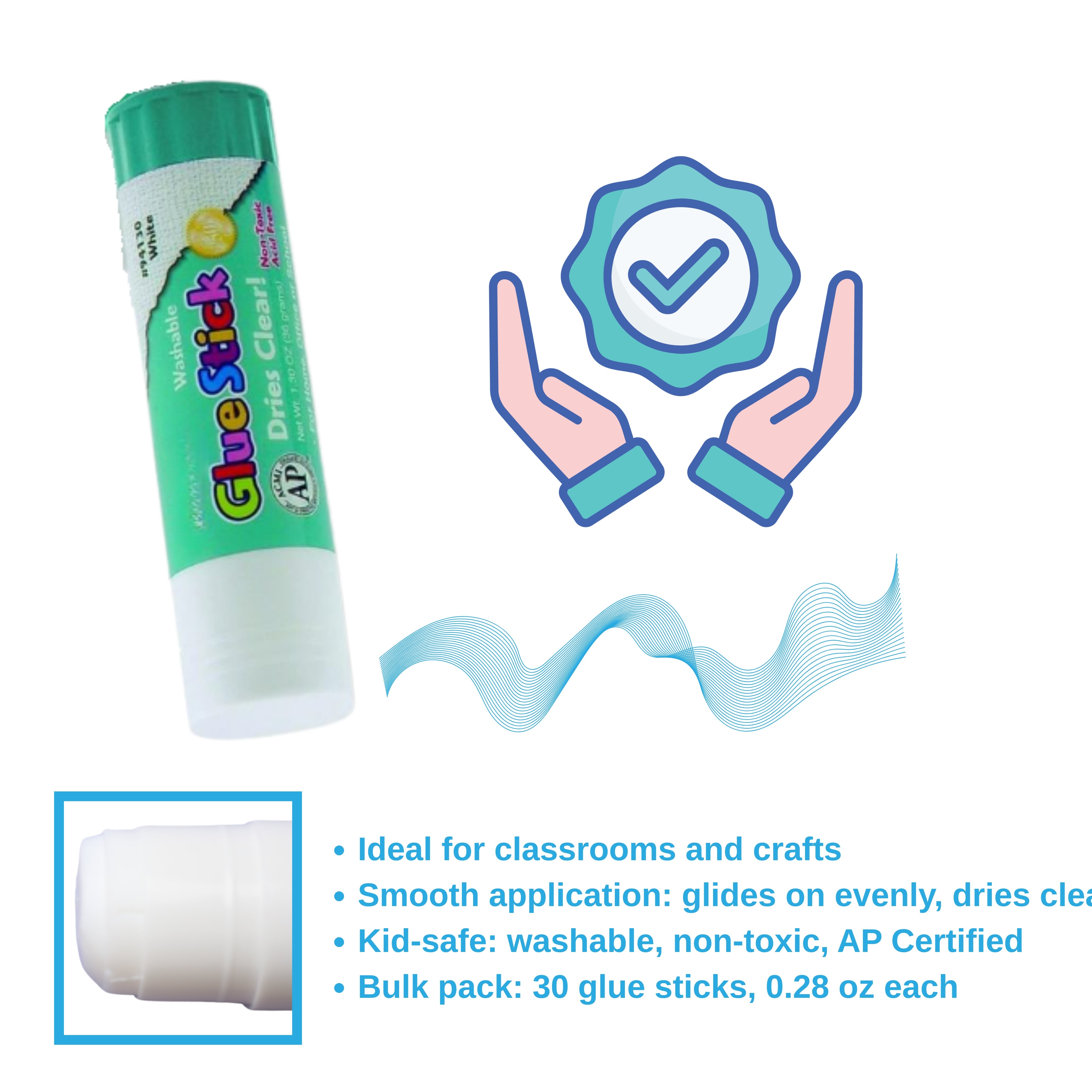 .28 oz Glue Stick Classpack