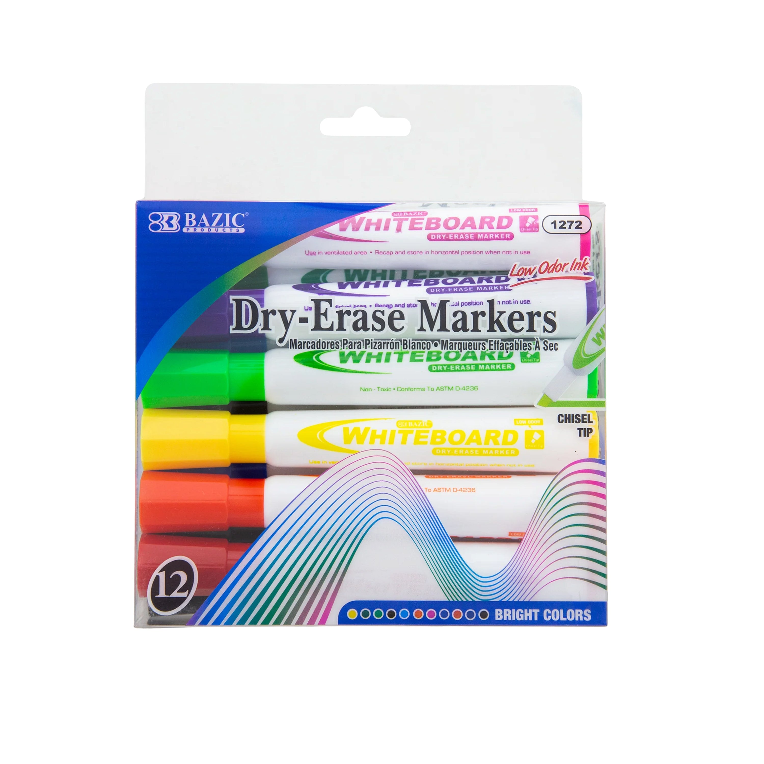 Chubby Dry Erase Markers - 12 Colors