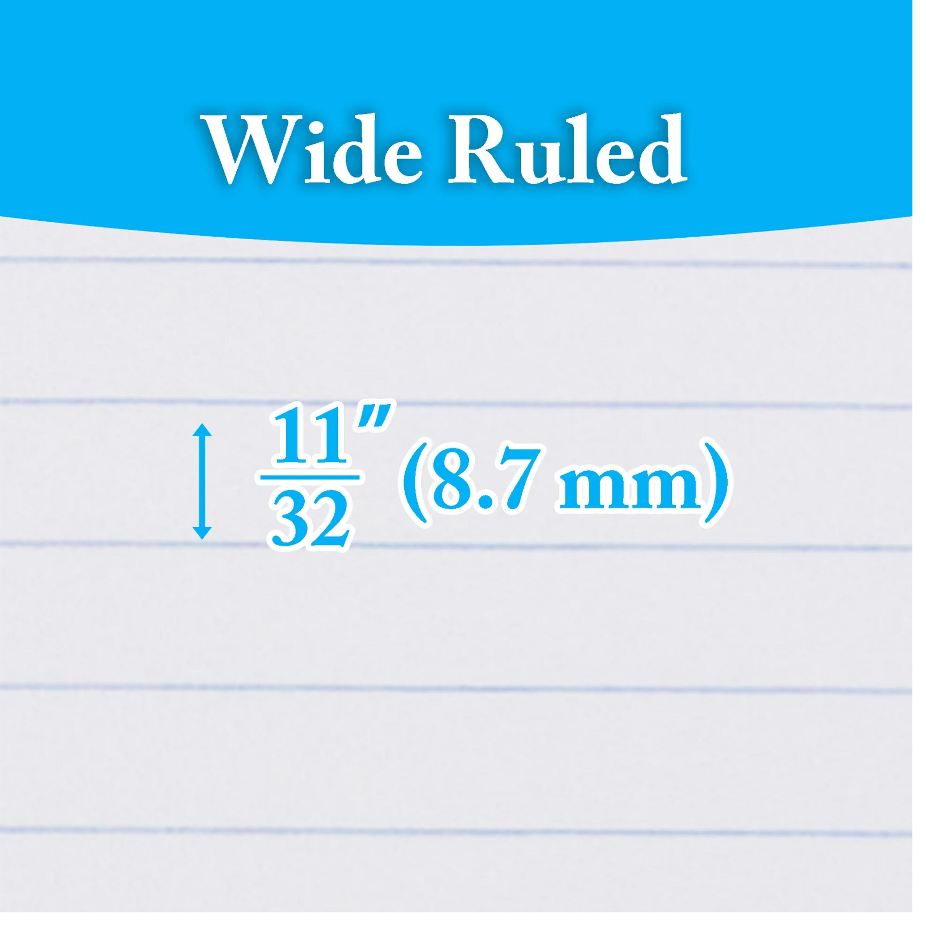 Wide Rule Composition Book, 100 Sheets, Black Marble