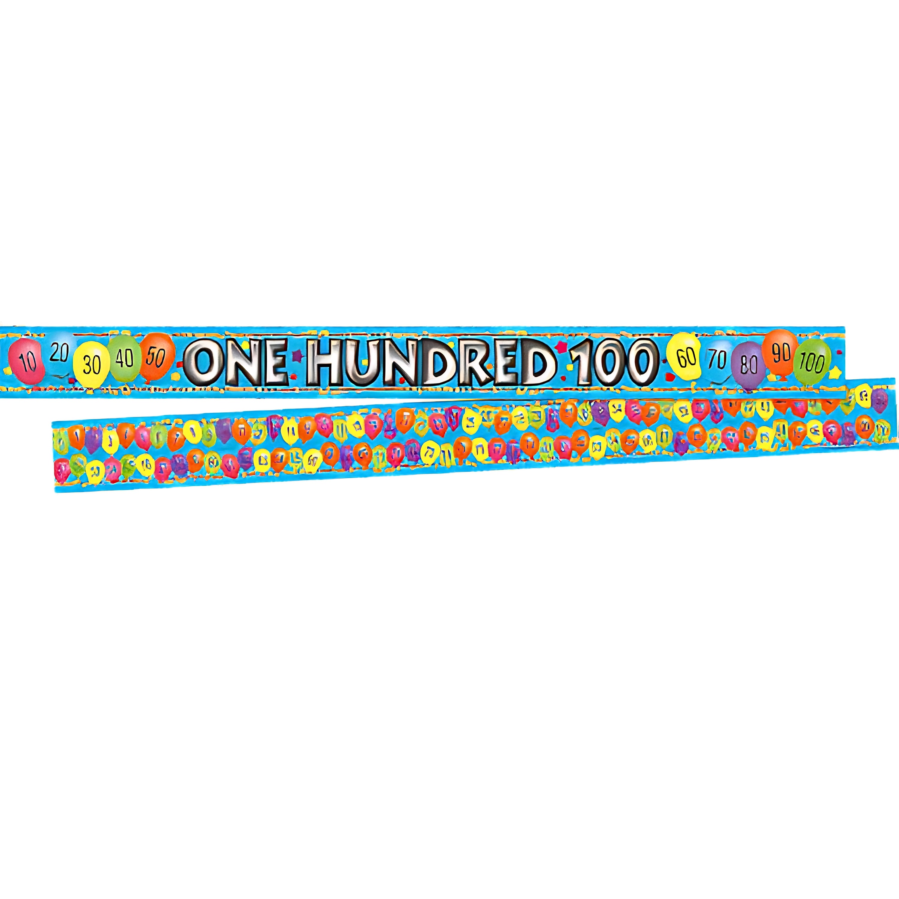 Count to 100 Double-Sided Bulletin Board Border