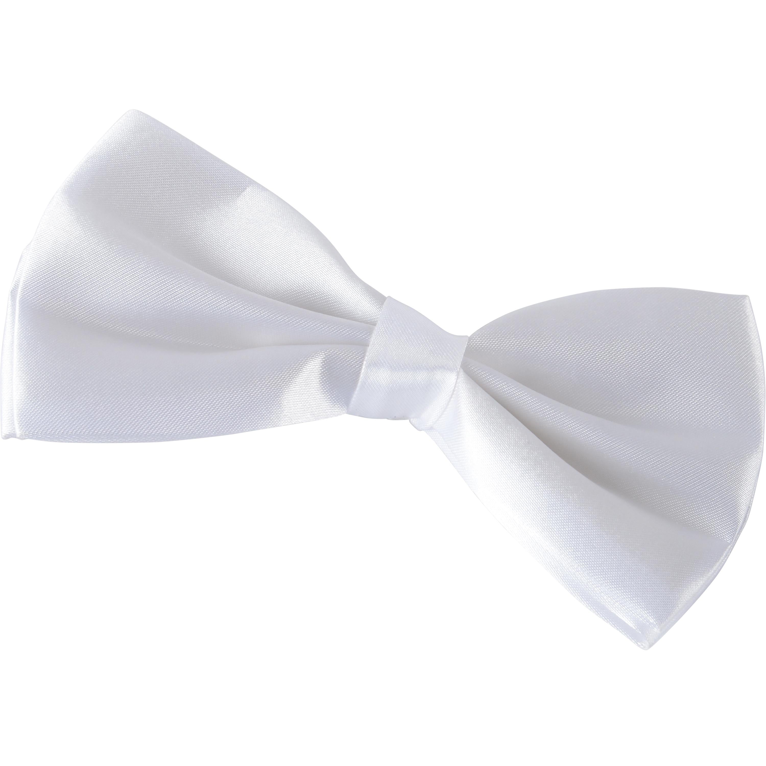White Clip-On Bowtie for Kids – Classic Costume Accessory