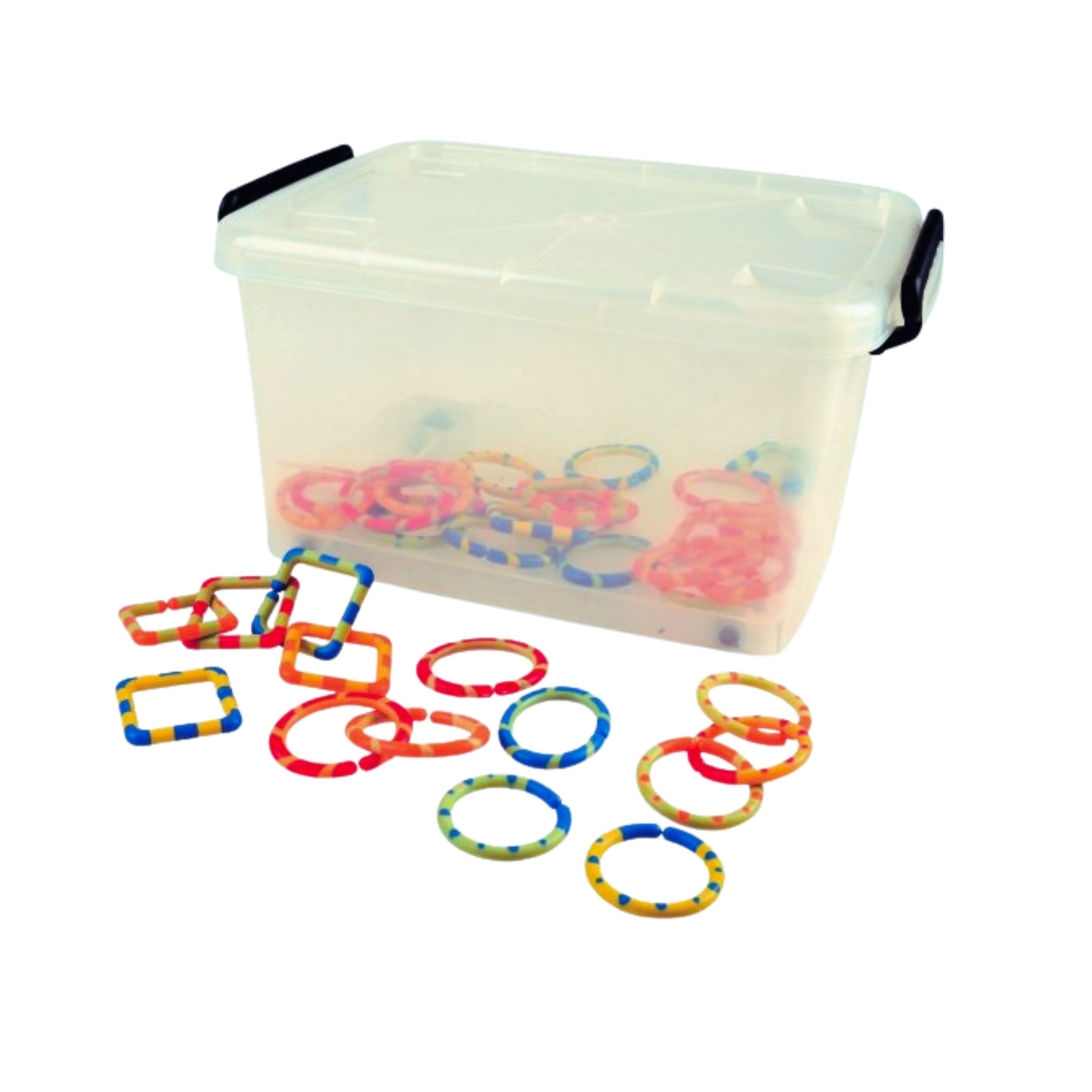 Colorful Sensory Toy Links – 48-Piece Set