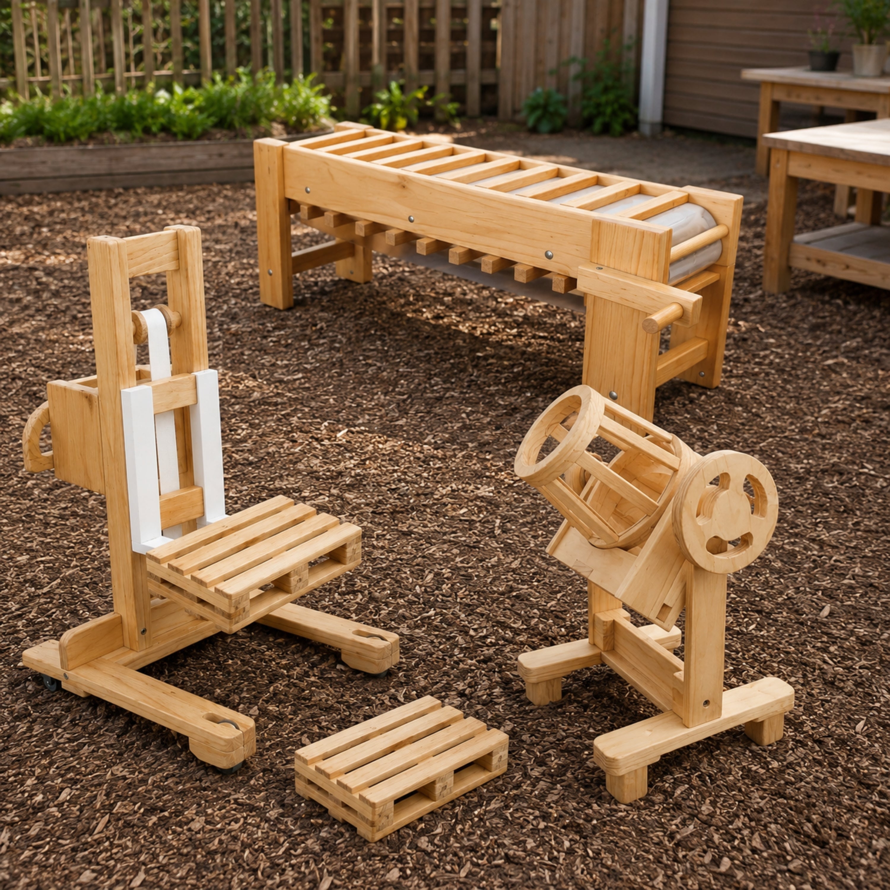 Natural Indoor/Outdoor Engineering Worksite Set