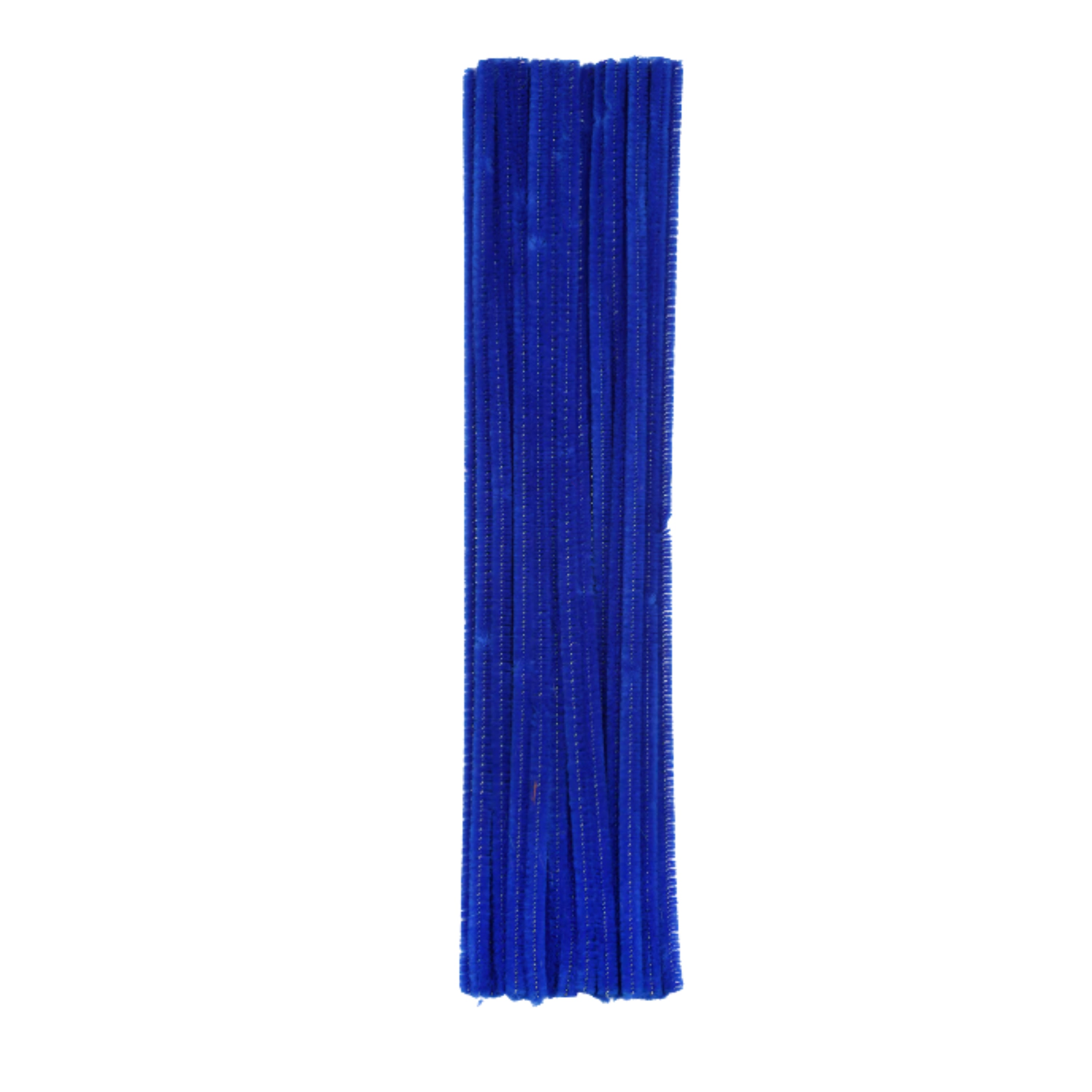 Colorful Chenille Pipe Cleaners – 25-Piece Craft Set -Blue