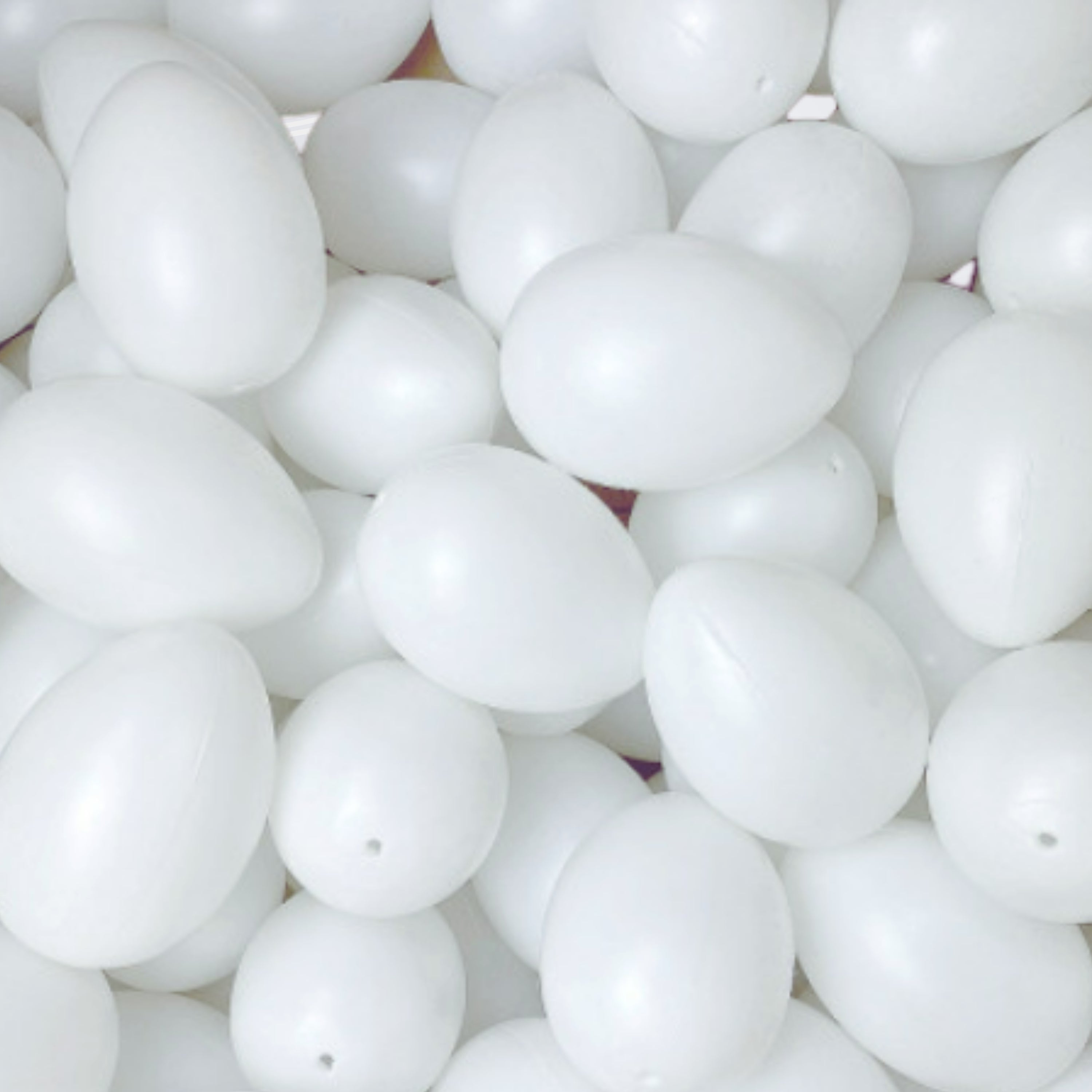 Plastic Eggs - 50 Pieces