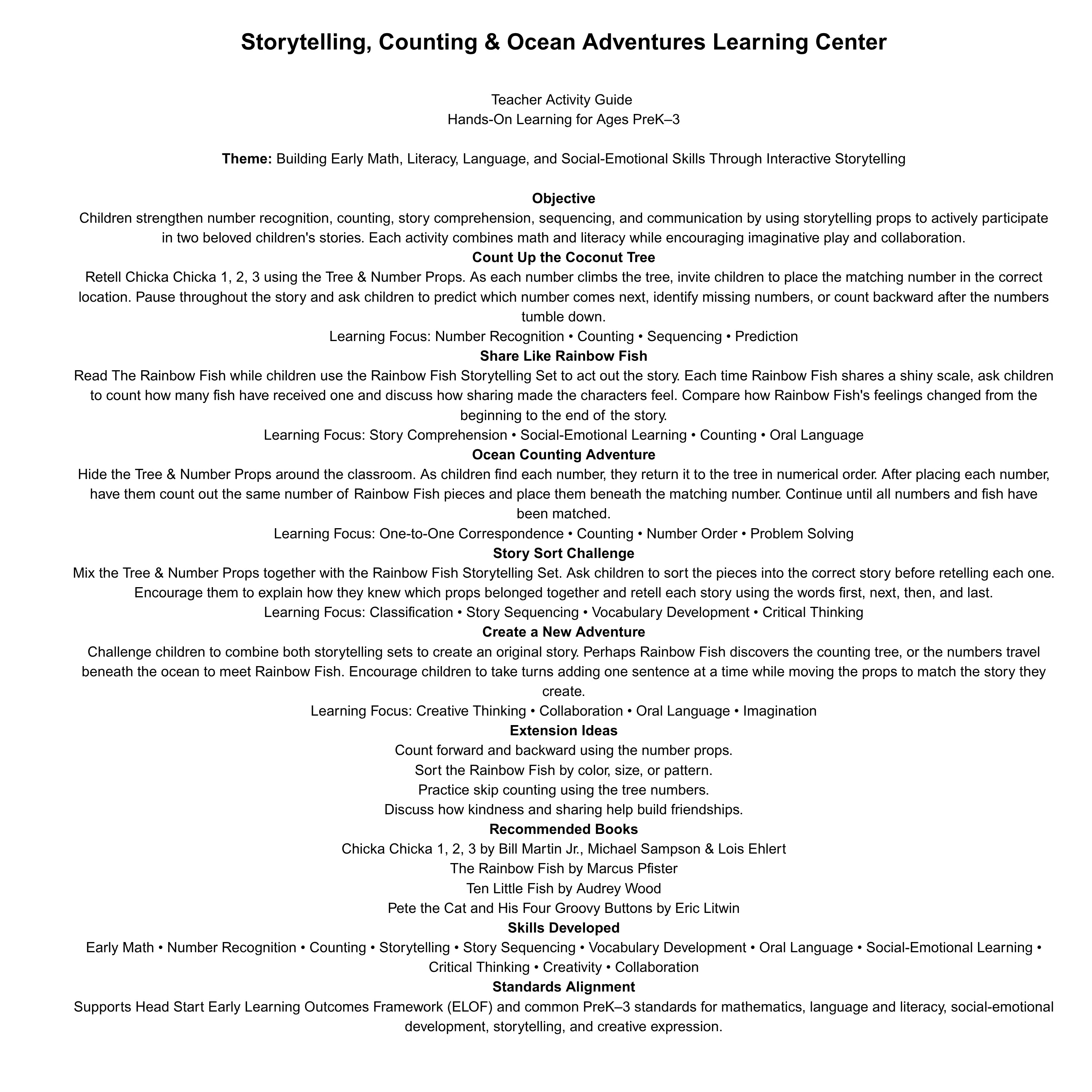 Storytelling, Counting & Ocean Adventures Learning Center