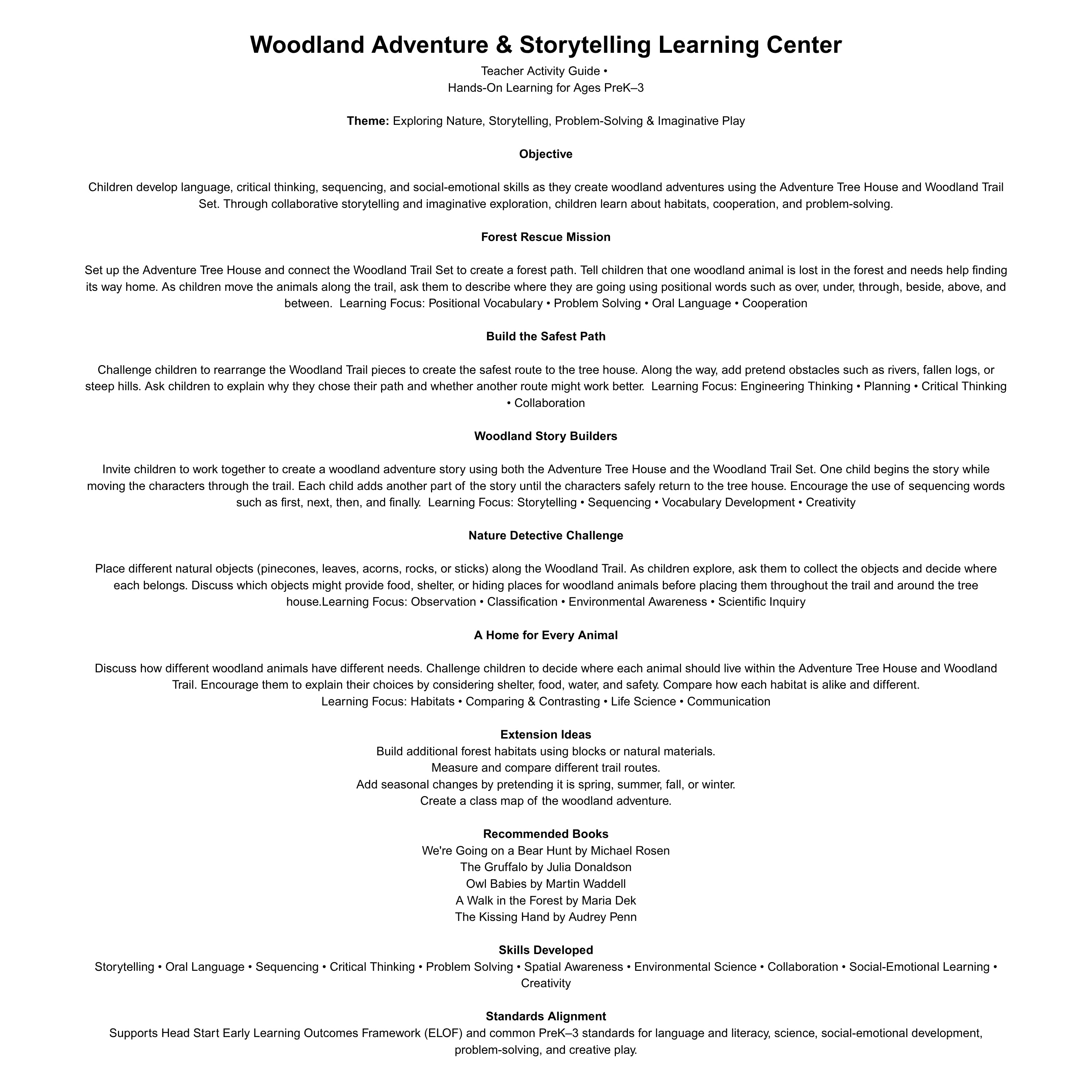 Woodland Adventure & Storytelling Learning Center