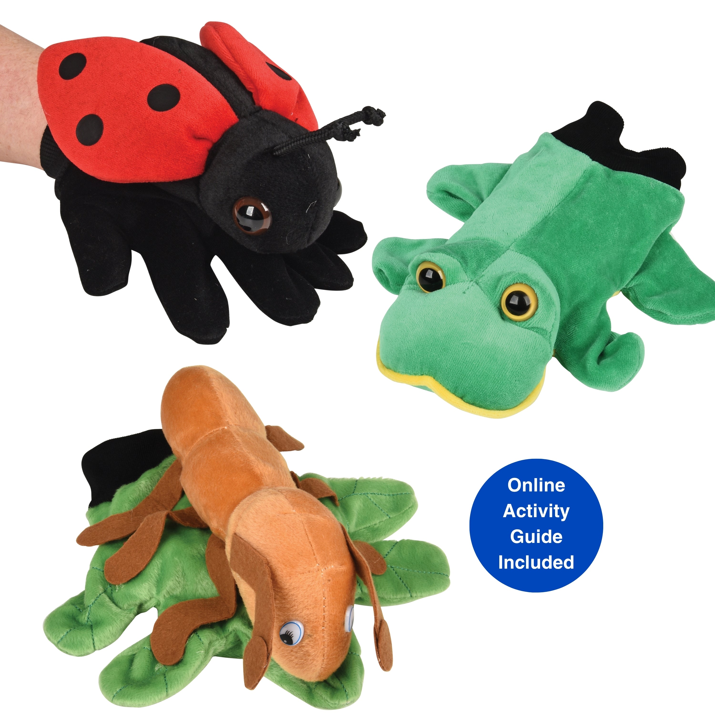 Insect & Amphibian Puppet Learning Kit | Role Play for Language Development & STEM Enrichment