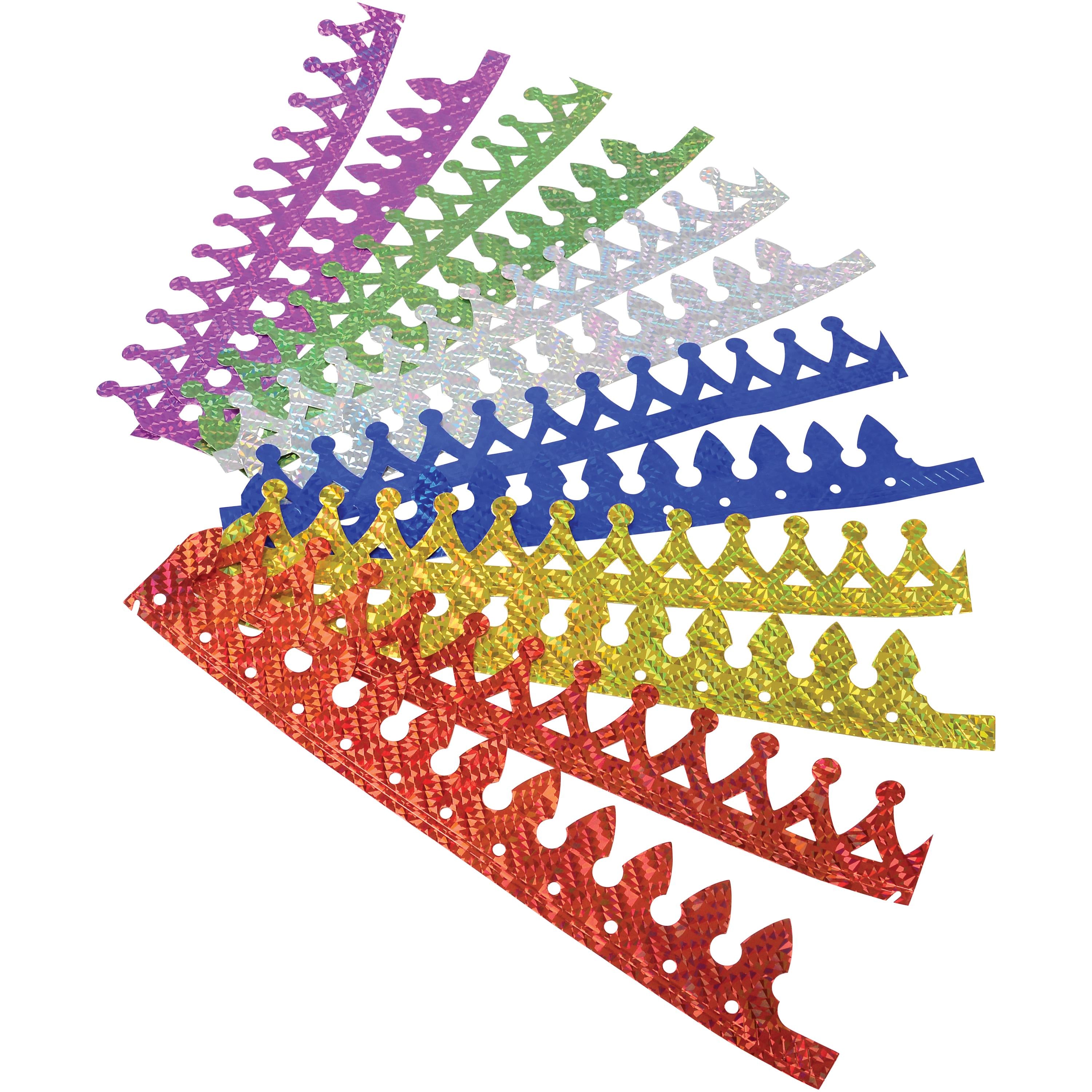 Metallic Crowns – Set of 12