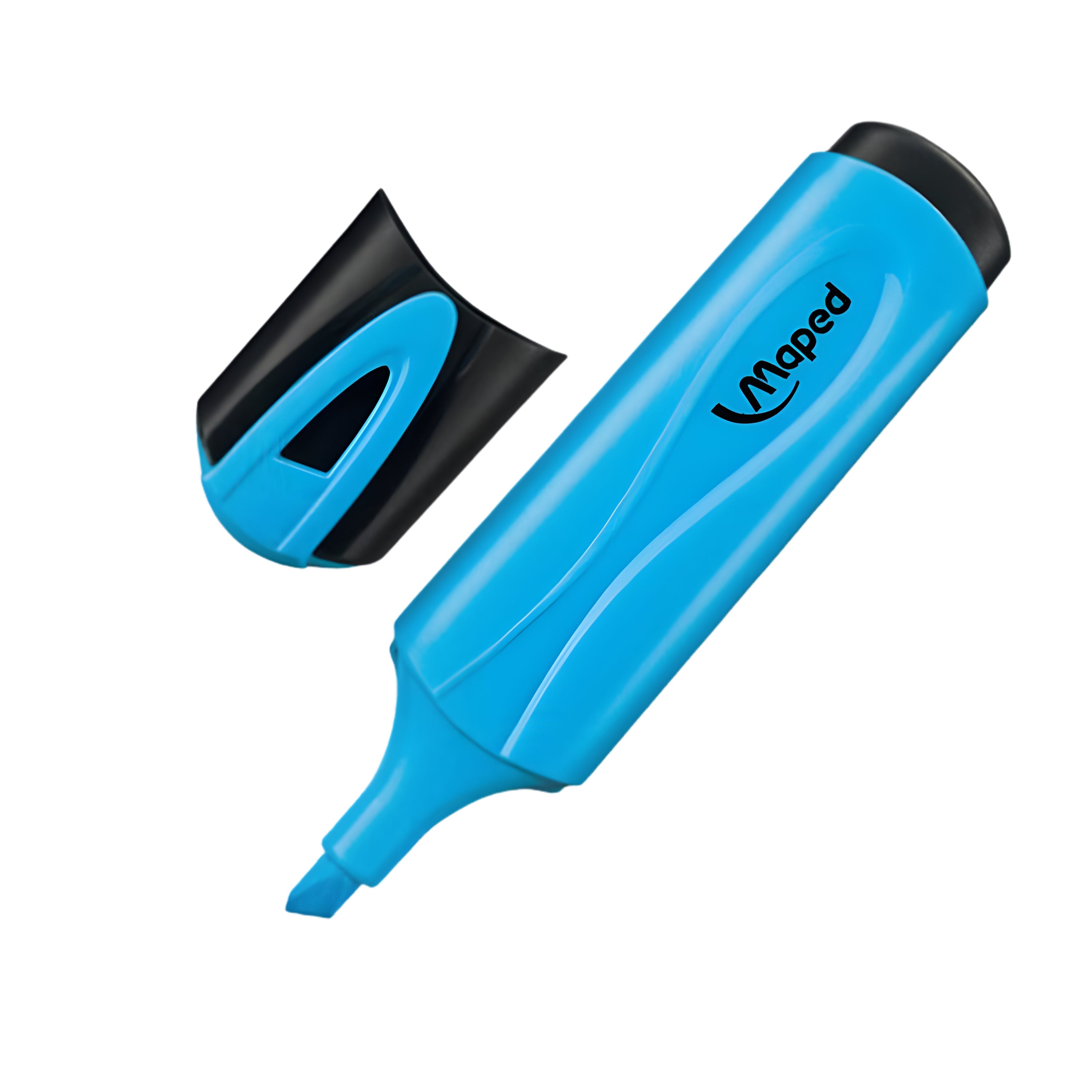 Fluorescent Blue Highlighter – Chisel Tip (1–5 mm)