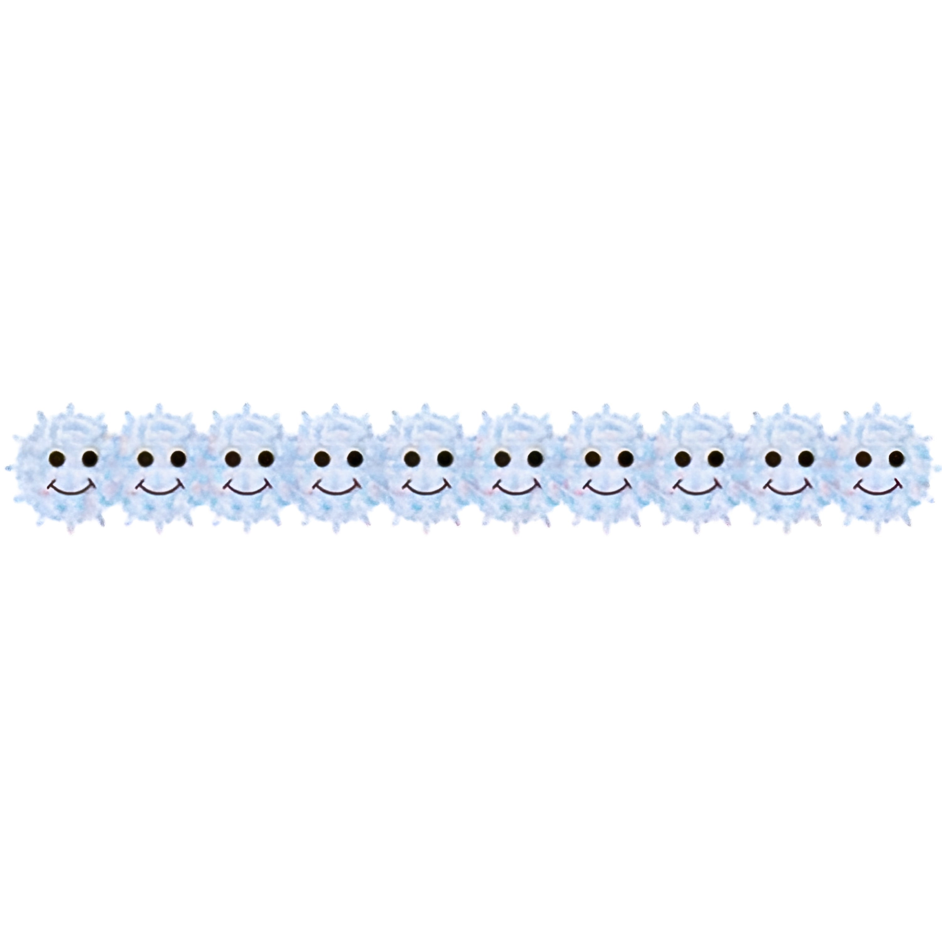 Hygloss Products Happy Snowflakes Die-Cut Classroom Bulletin Board Border Trim