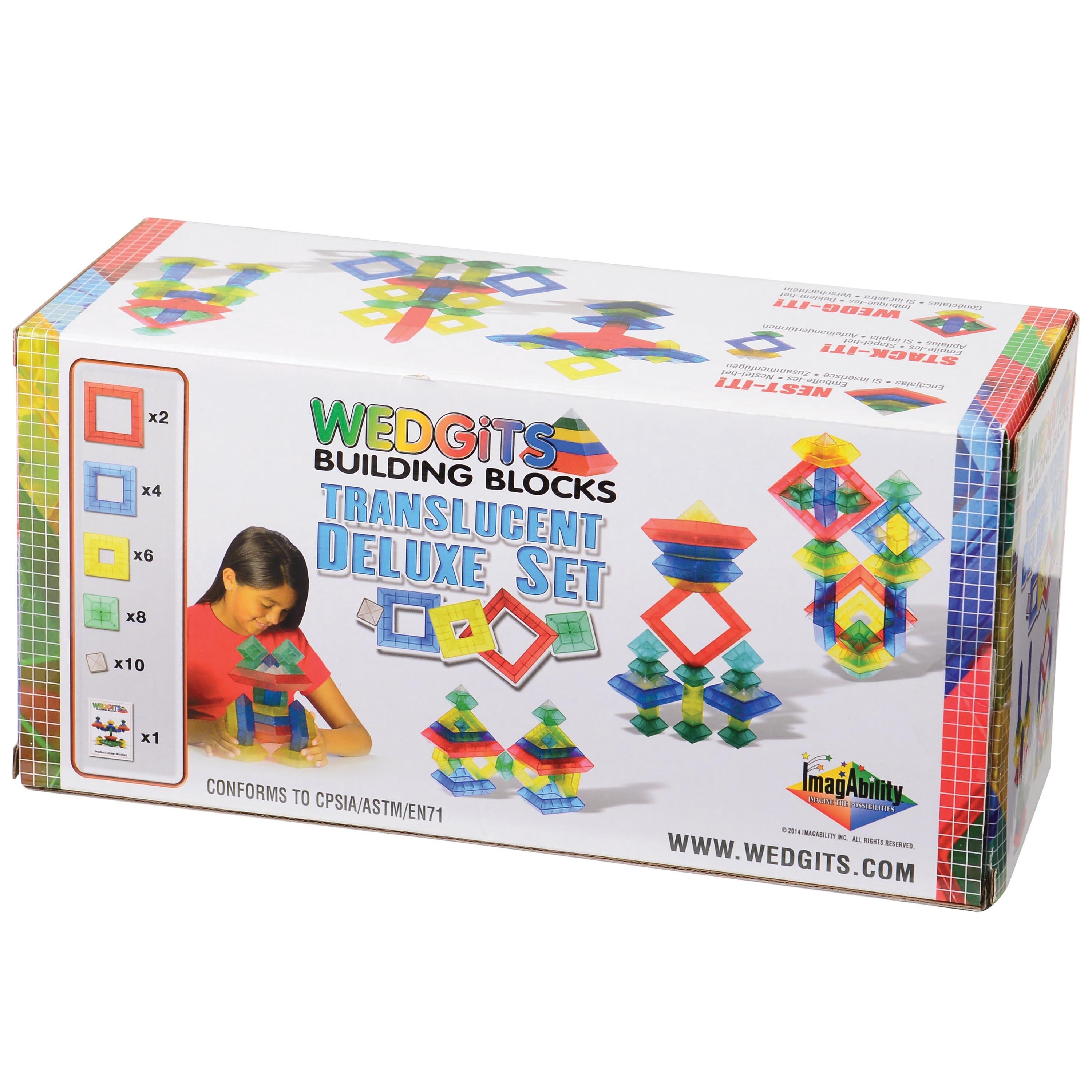 ImagAbility WEDGiTS Translucent 30-Piece Set