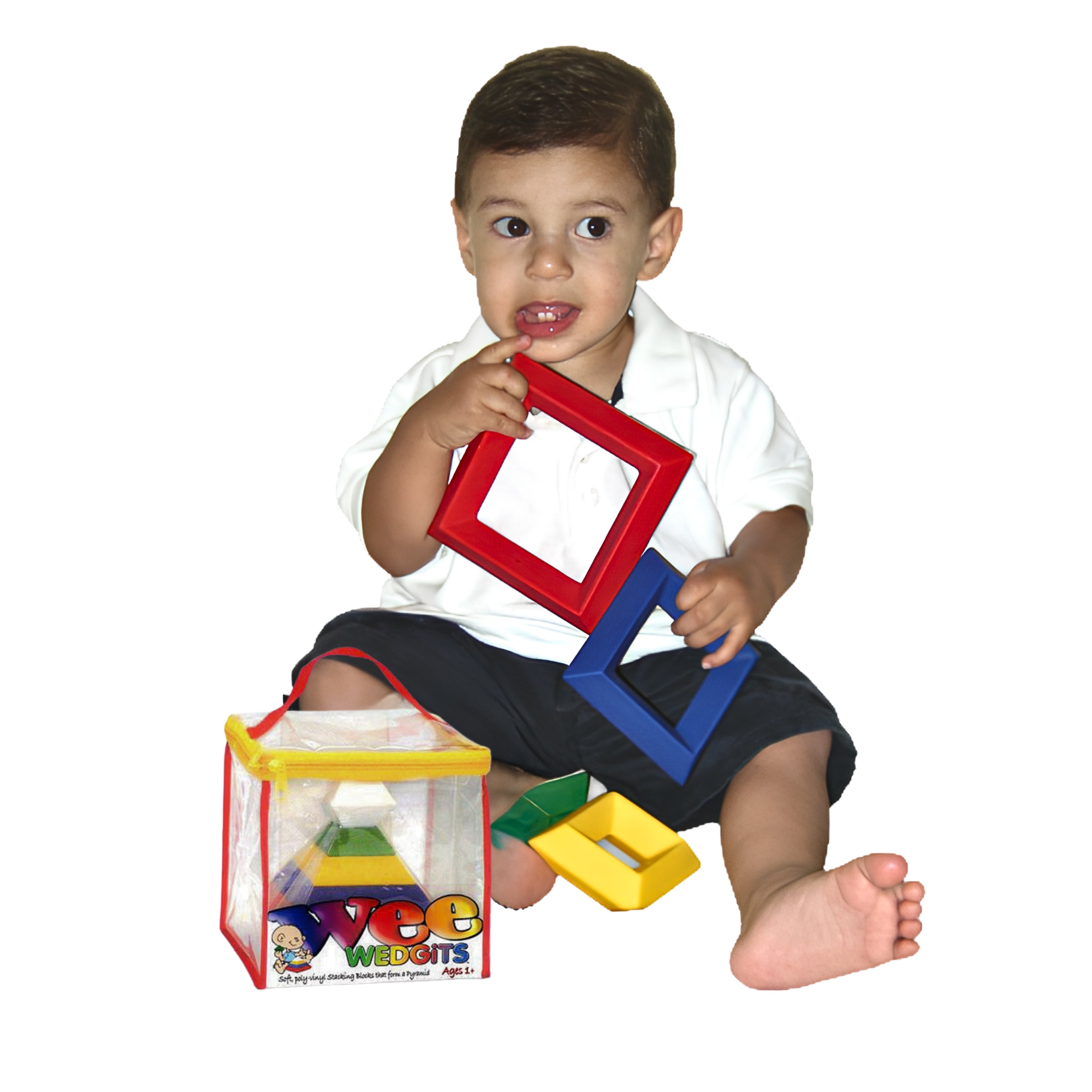 Wee WEDGiTS® Soft Building Blocks - 8 Pieces - Wedgits