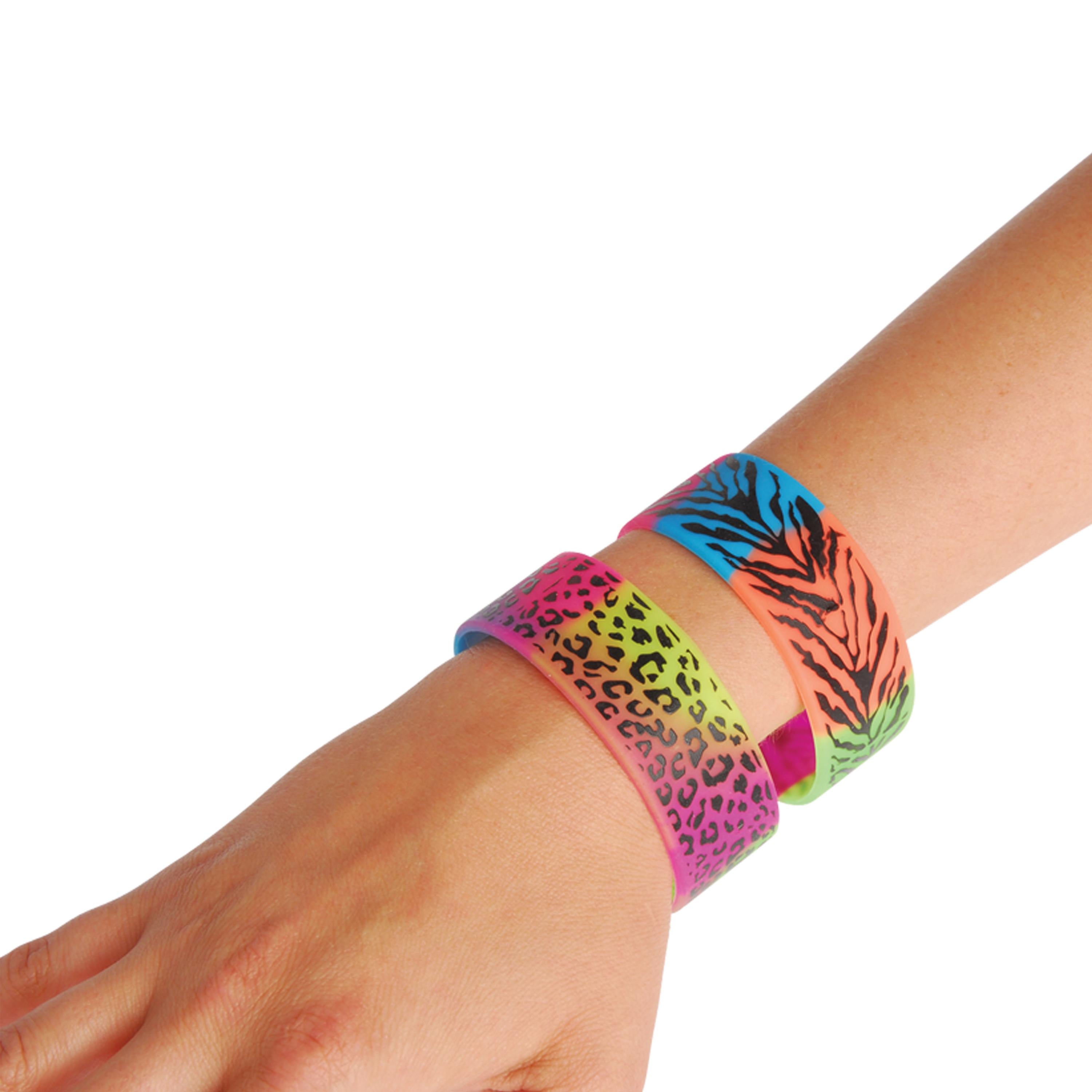 Sensory Silicone Bracelets, High-Contrast - Set of 12