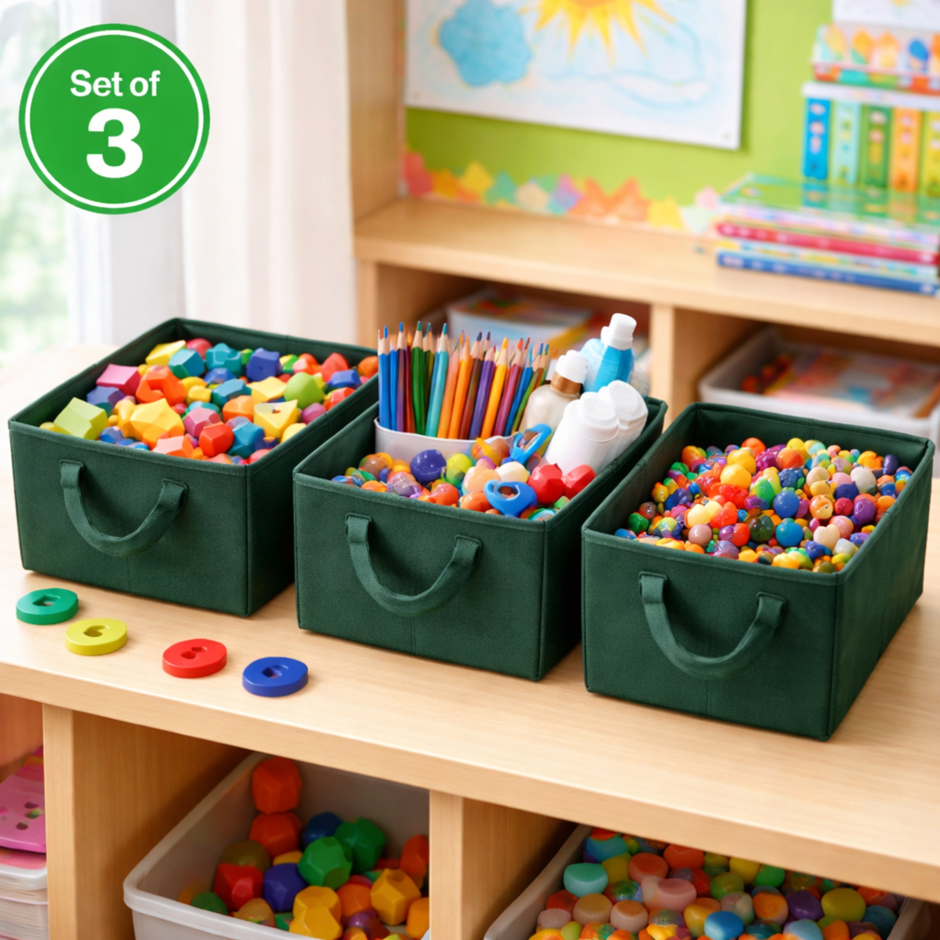 Nature Exploration Storage Baskets – Set of 3