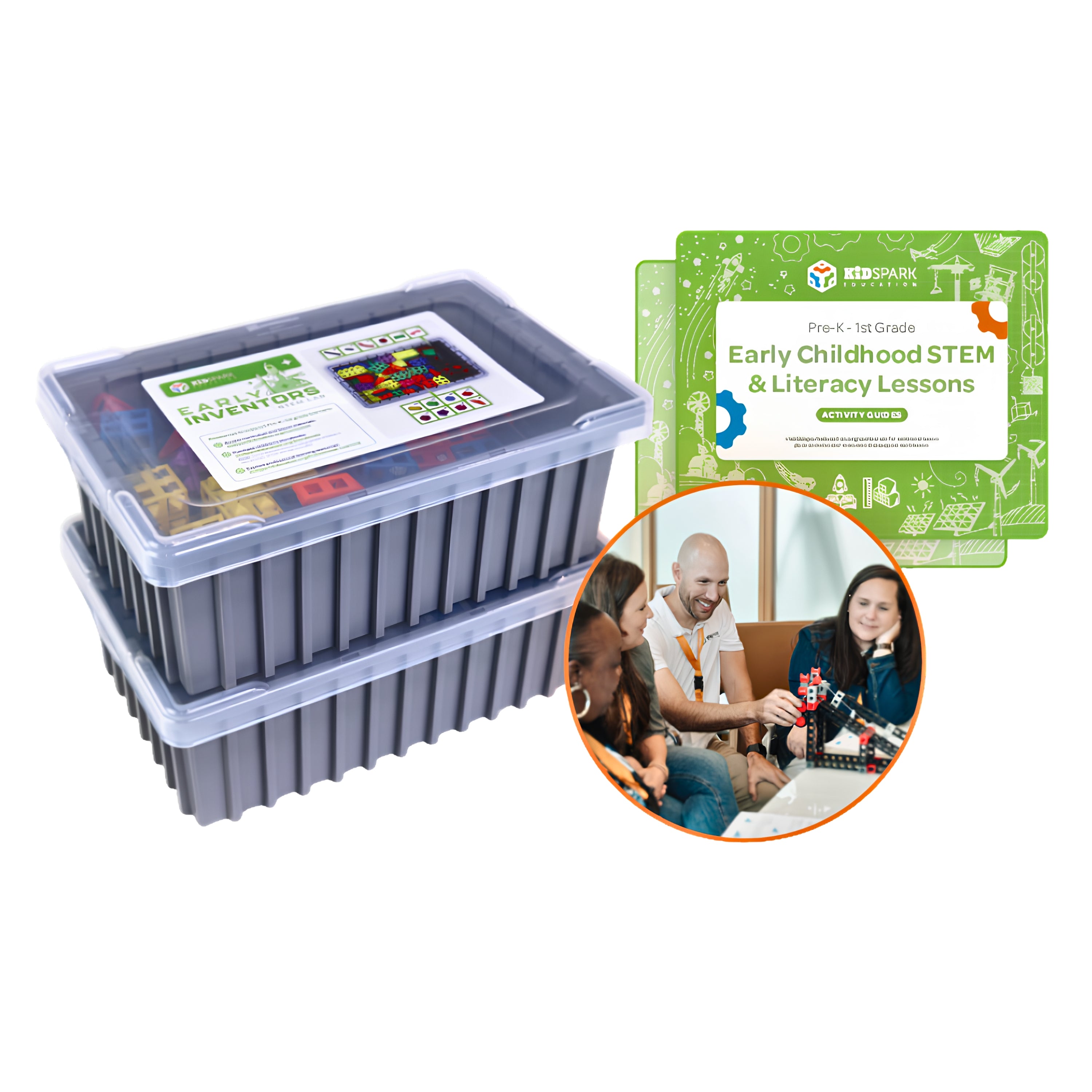 4-Student STEM & Literacy Program Package| PreK-1 | Kid Spark Education