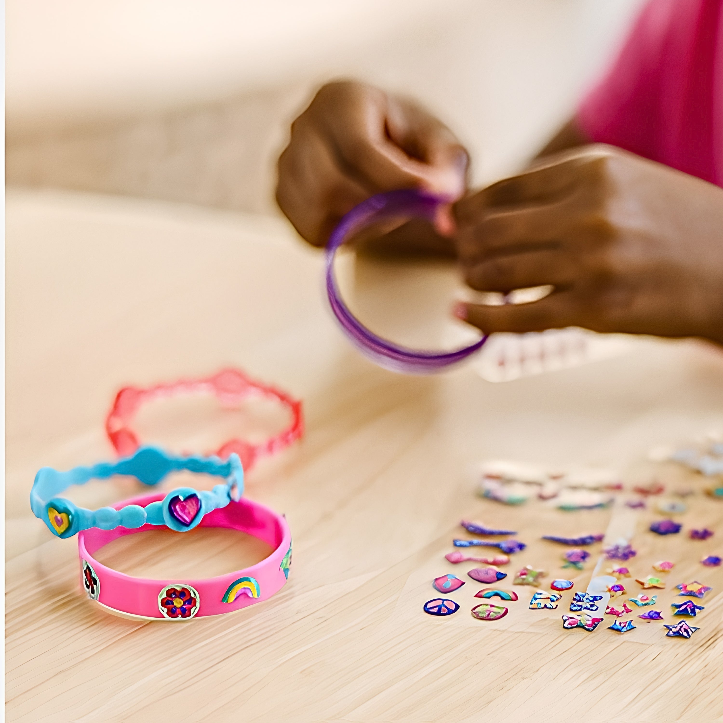 Design Your Own Bangle Bracelet Craft Kit – DIY Jewelry Making Set