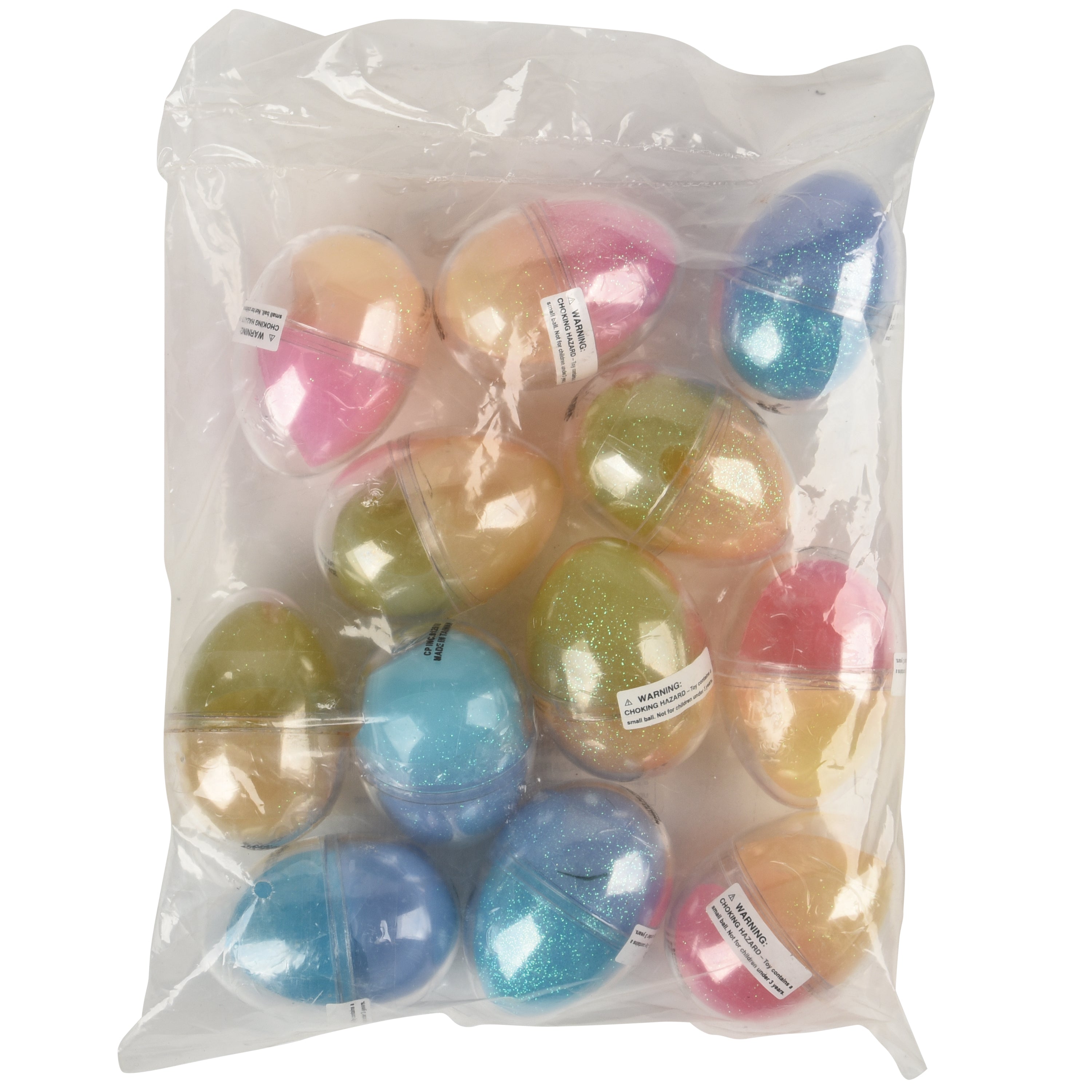 Assorted Color Glitter Putty in Egg-Shaped Container – 2.5"