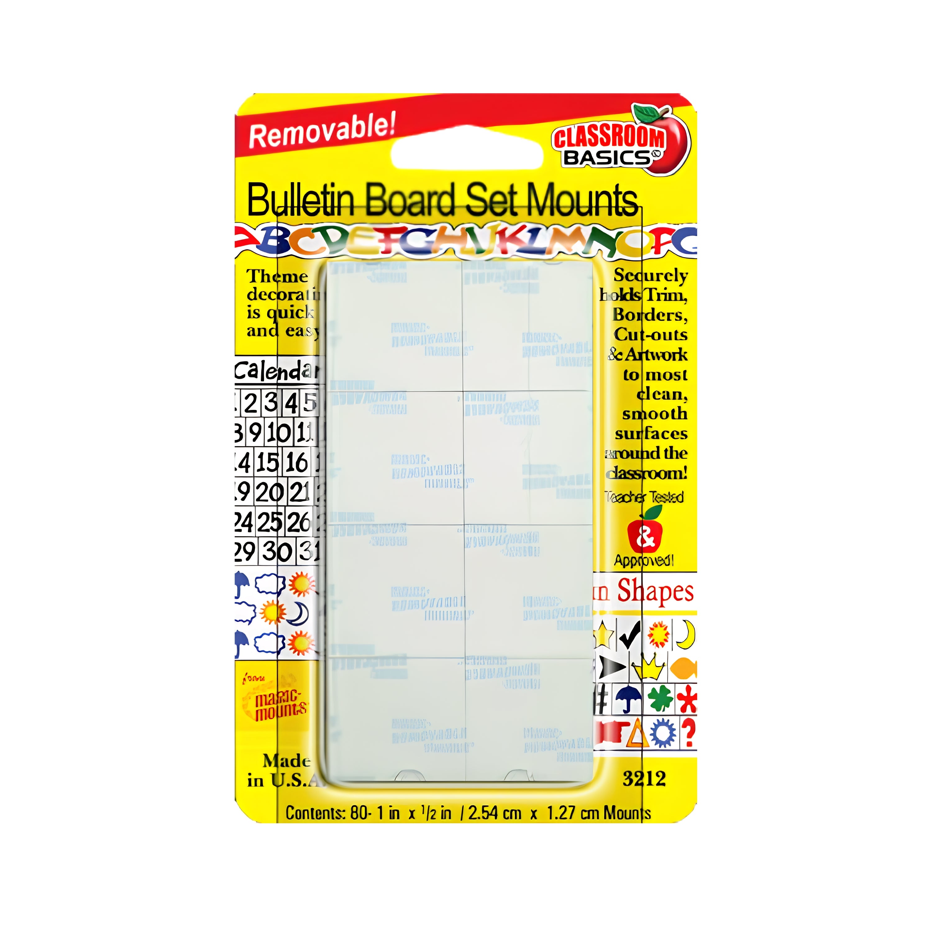 Bulletin Board Mounts - 80 Pieces