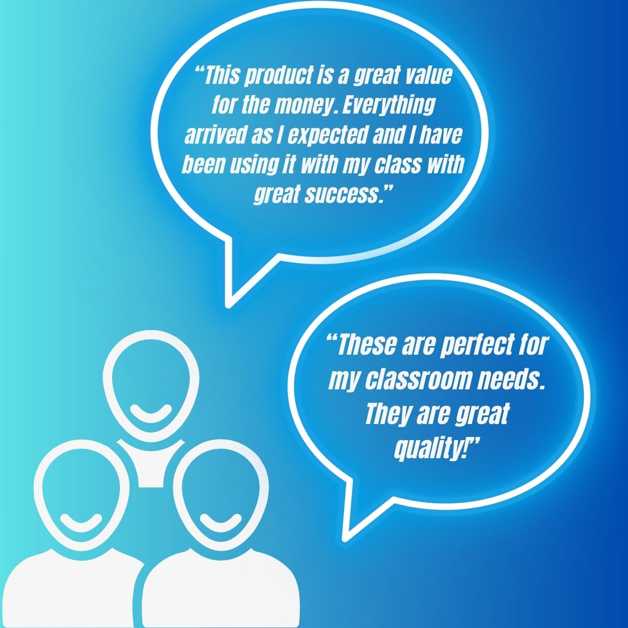 Alphabet Bean Bags Info Graph with Positive Customer Comments