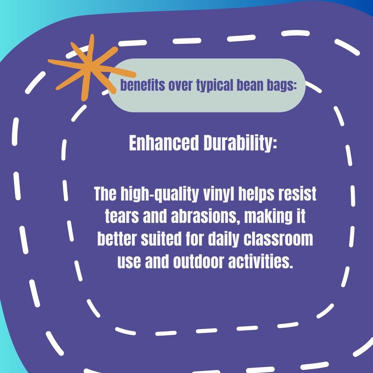 Benefits of Bean Bags Info graph