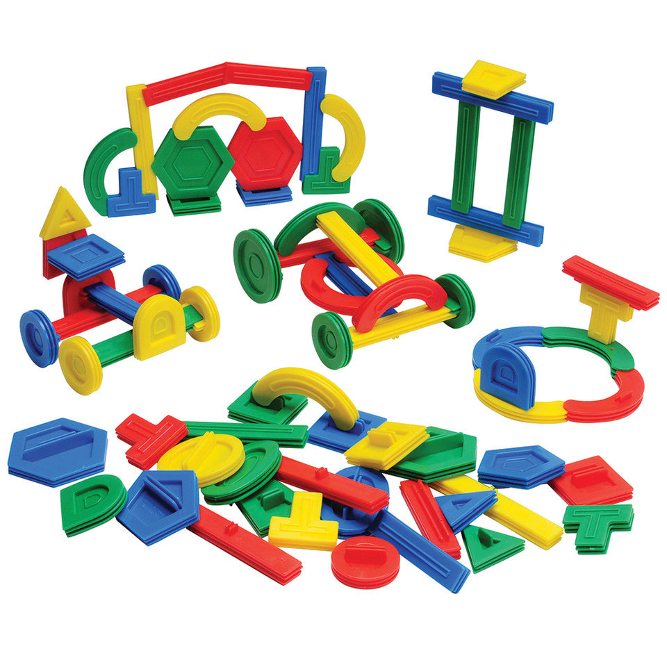 Building Shapes 300-Piece Set – STEM Construction Toy for Preschool and Early Education