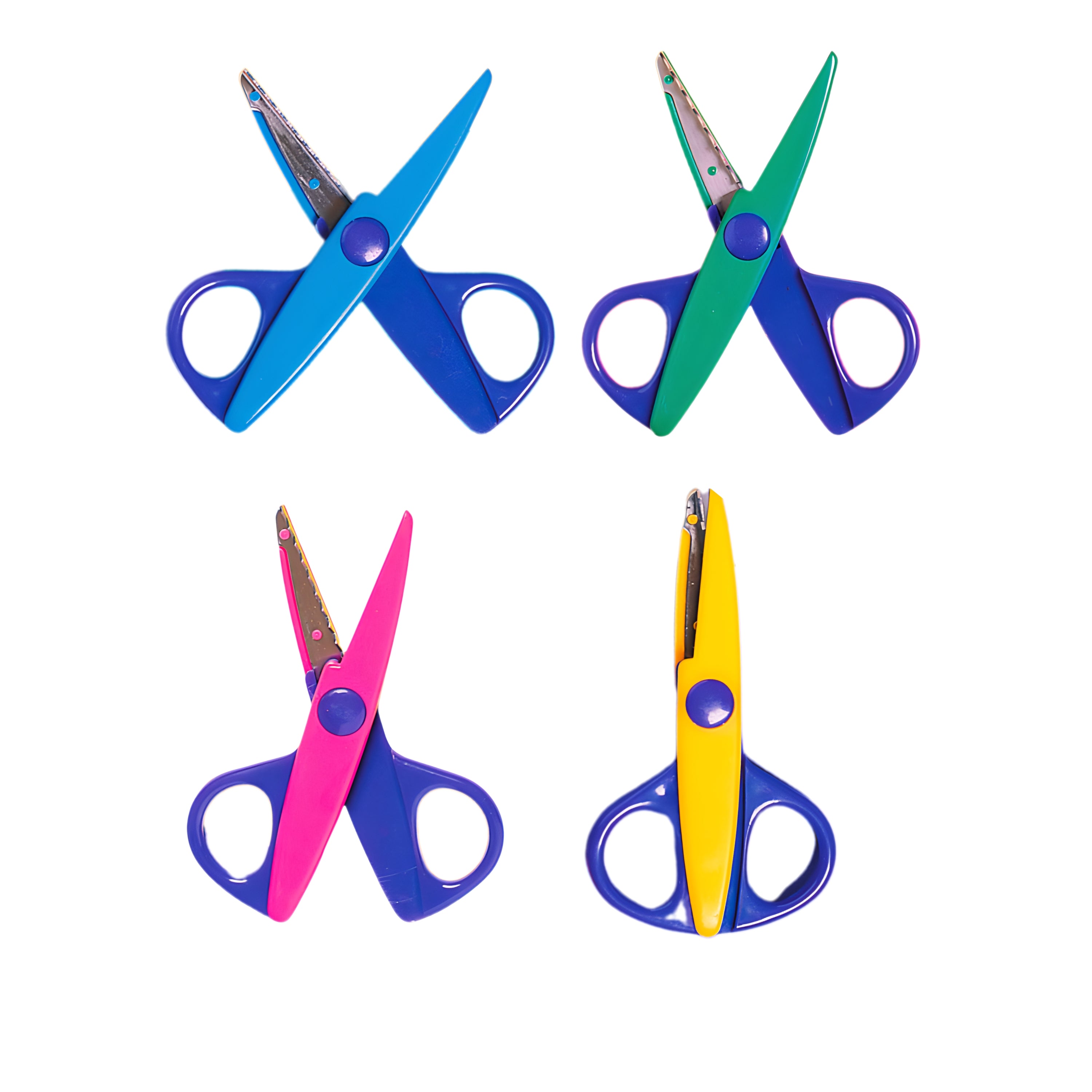 Zanny Pattern Craft Scissors - Set of 4