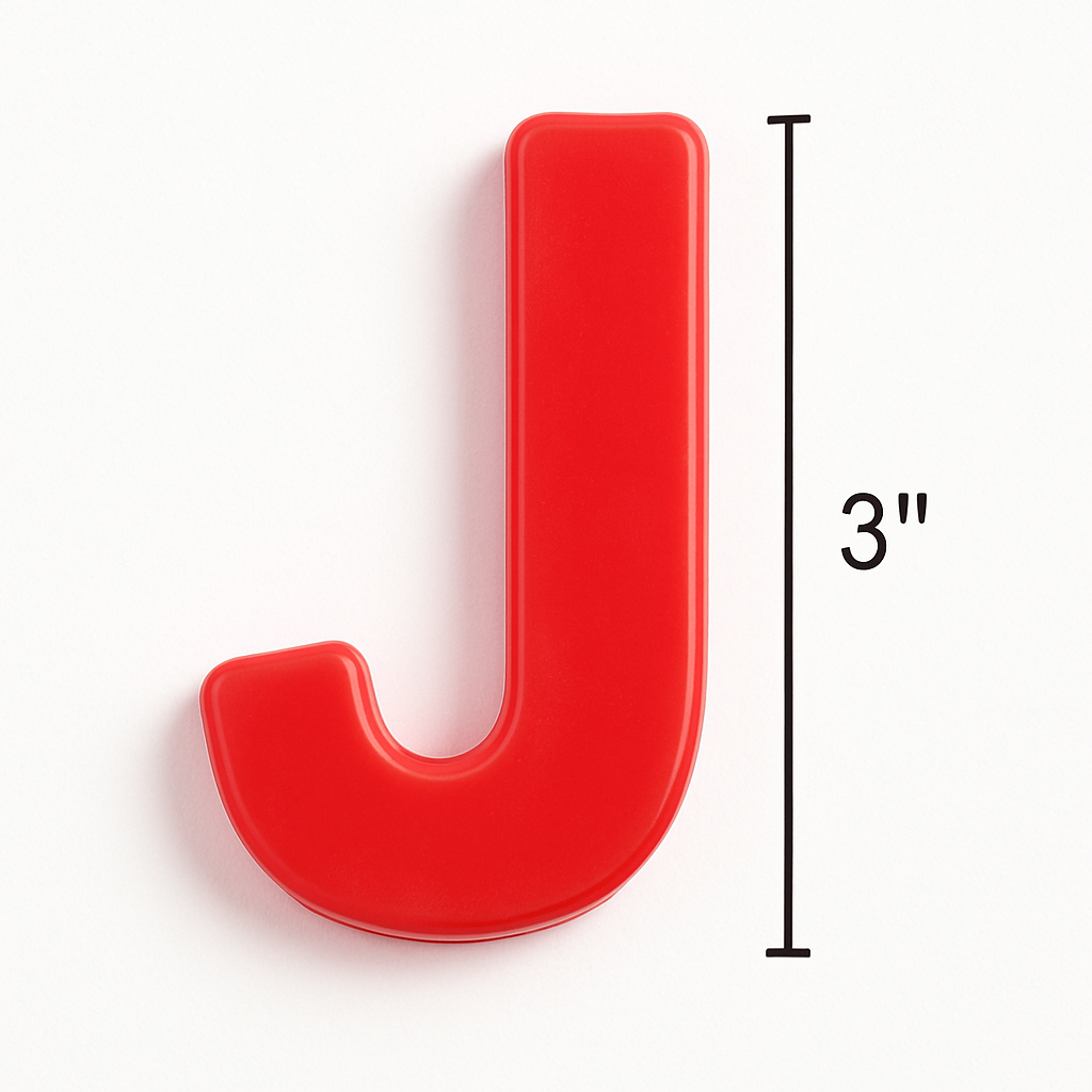 Alphabet Sand Molds – 26 Plastic Uppercase Letter Molds for Sensory Play