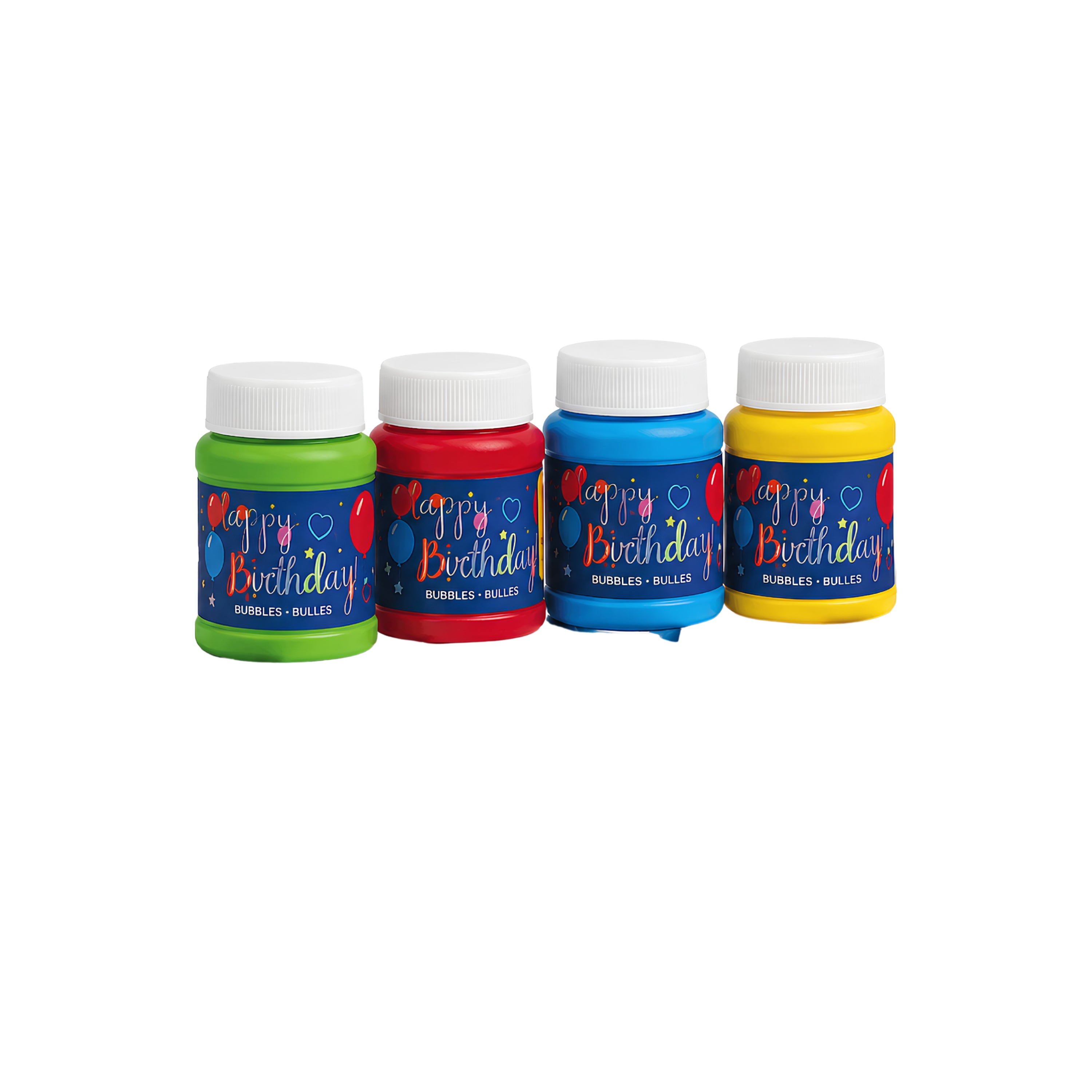 Birthday Celebration Bubbles – Classroom Birthday Bubbles, 1 fl oz Bottles, Set of 24