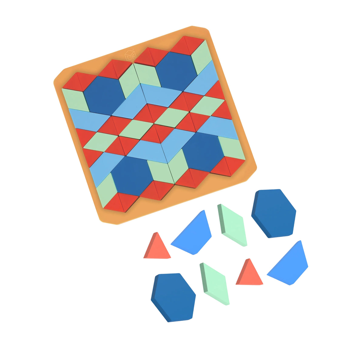 Math Mosaics, Number Stackers & Geometry STEM Challenge Set