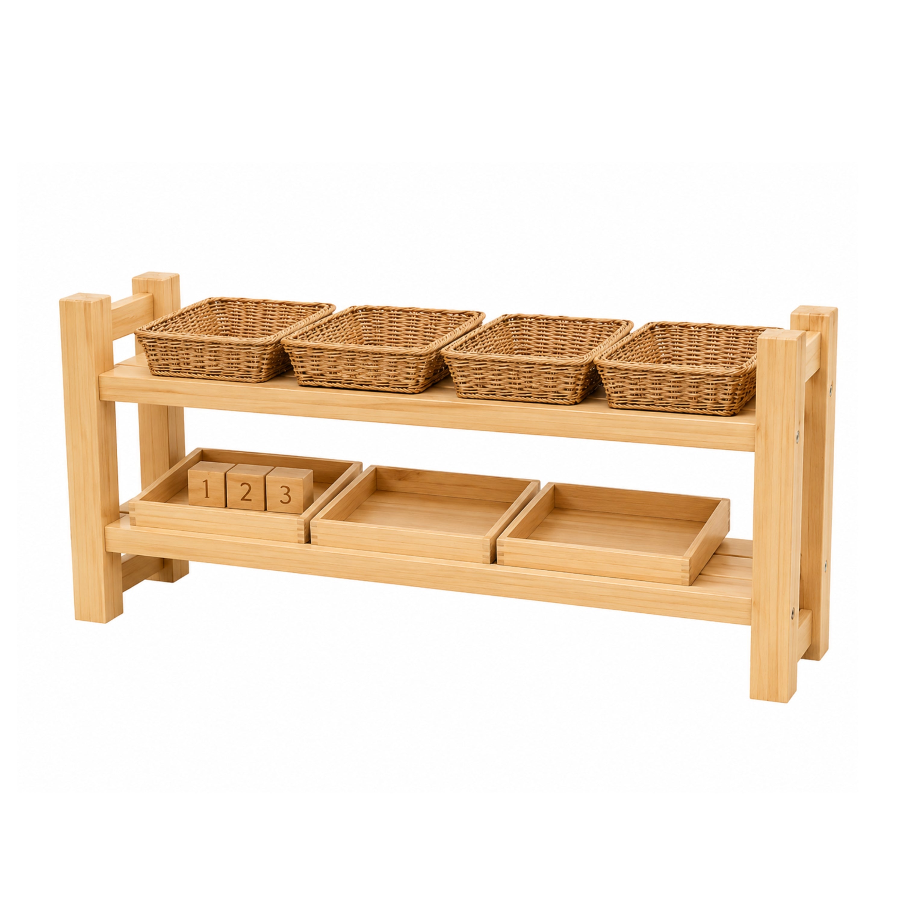 Indoor/Outdoor Loose Parts Storage Rack