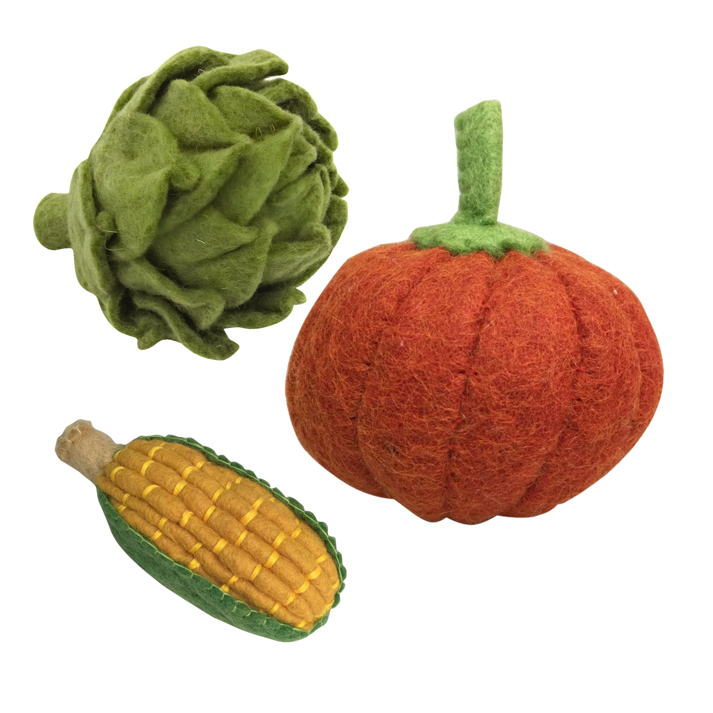 Farm-to-Table Wool Felt Veggie Crate