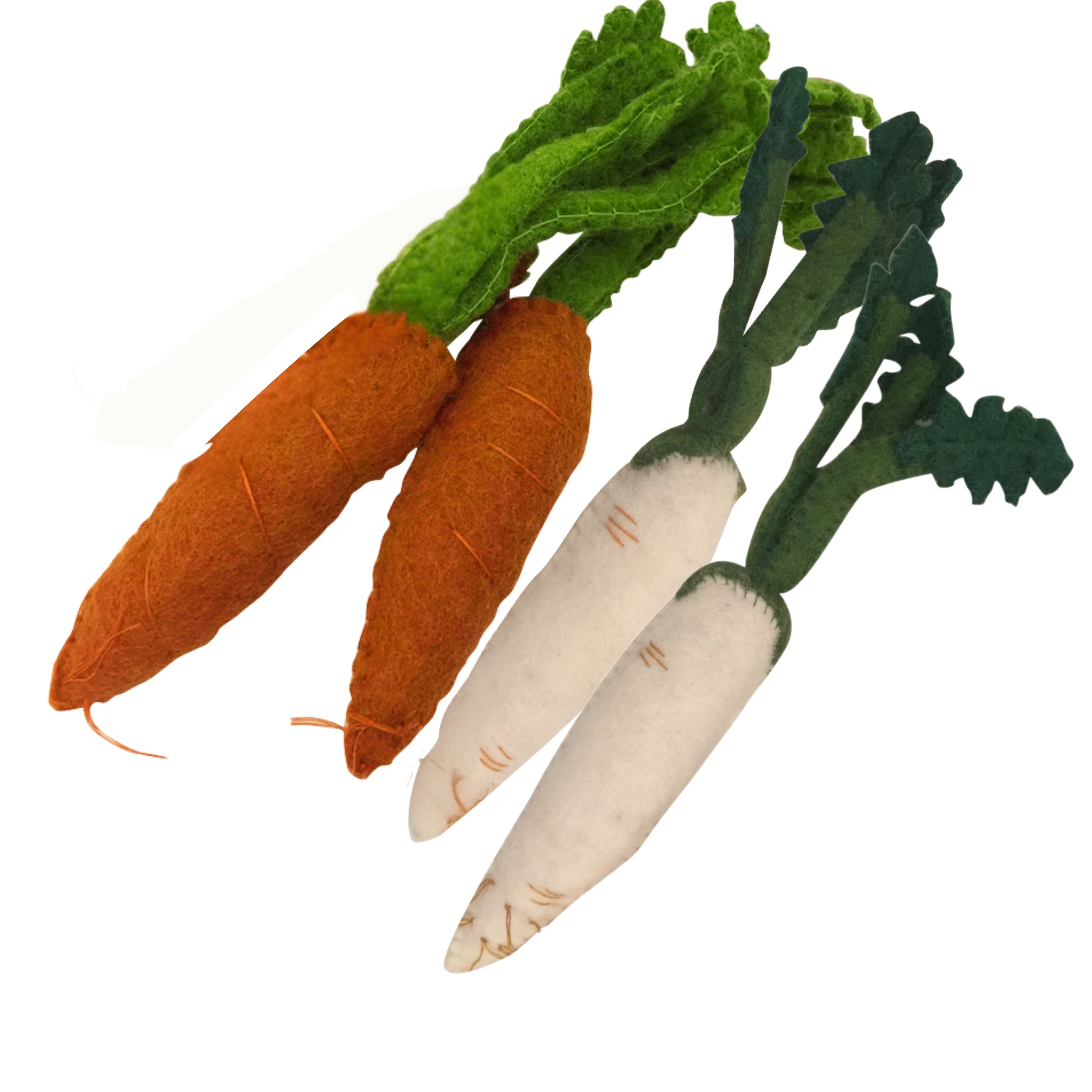 Farm-to-Table Wool Felt Veggie Crate