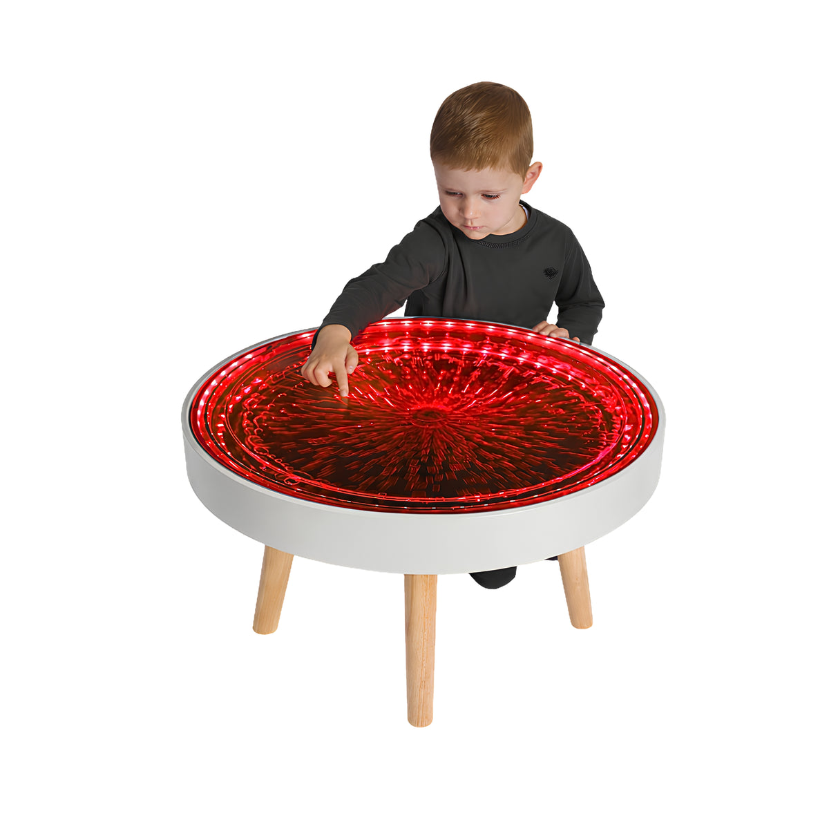 Color-Changing Sensory Bubble Table with Remote Control