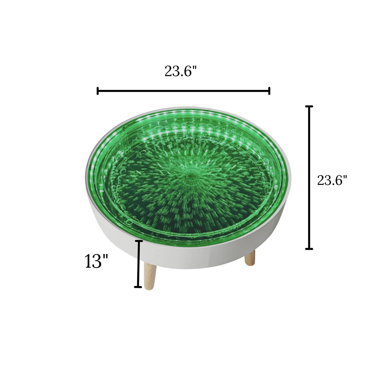 Color-Changing Sensory Bubble Table with Remote Control