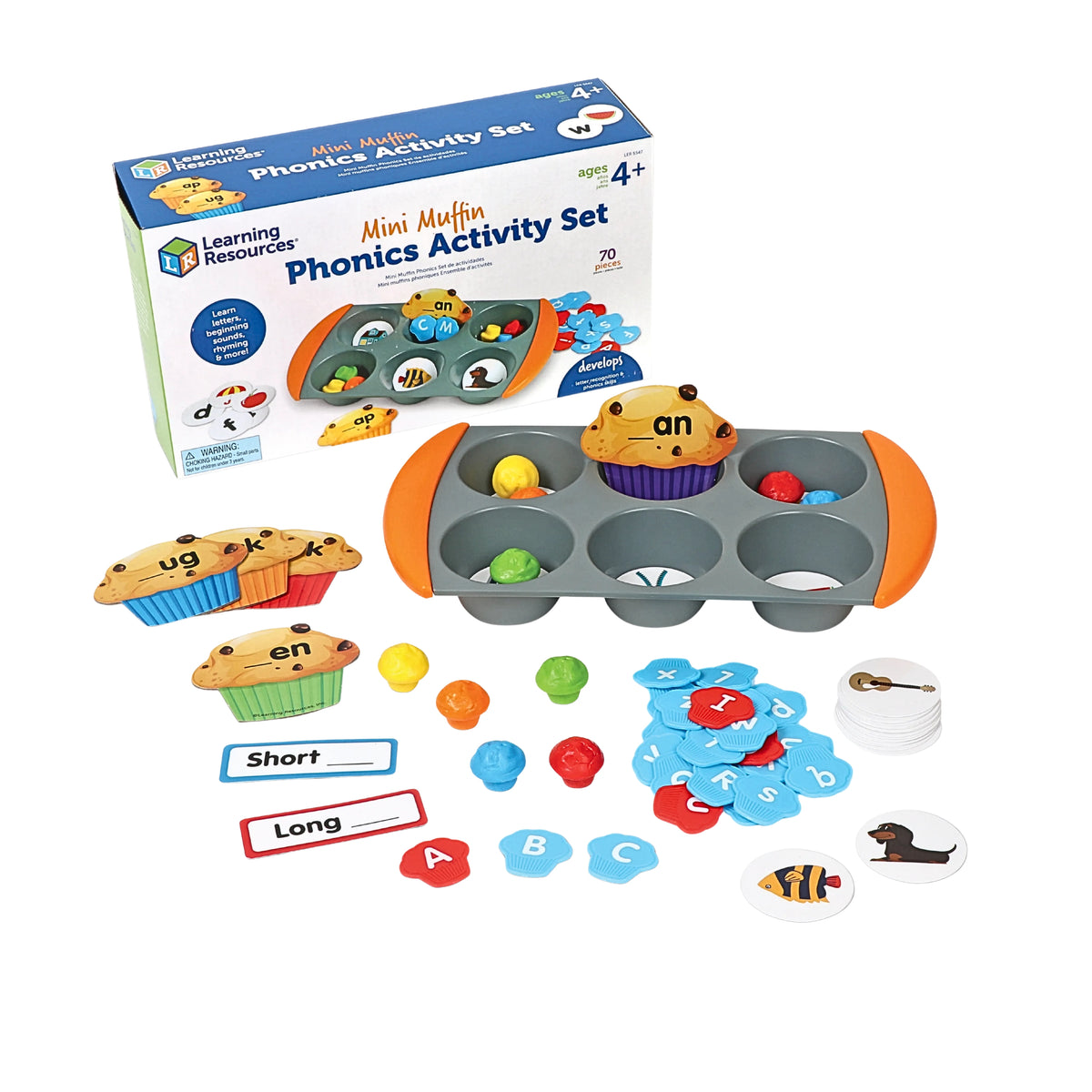 Phonics & Fine Motor Math Learning Bundle
