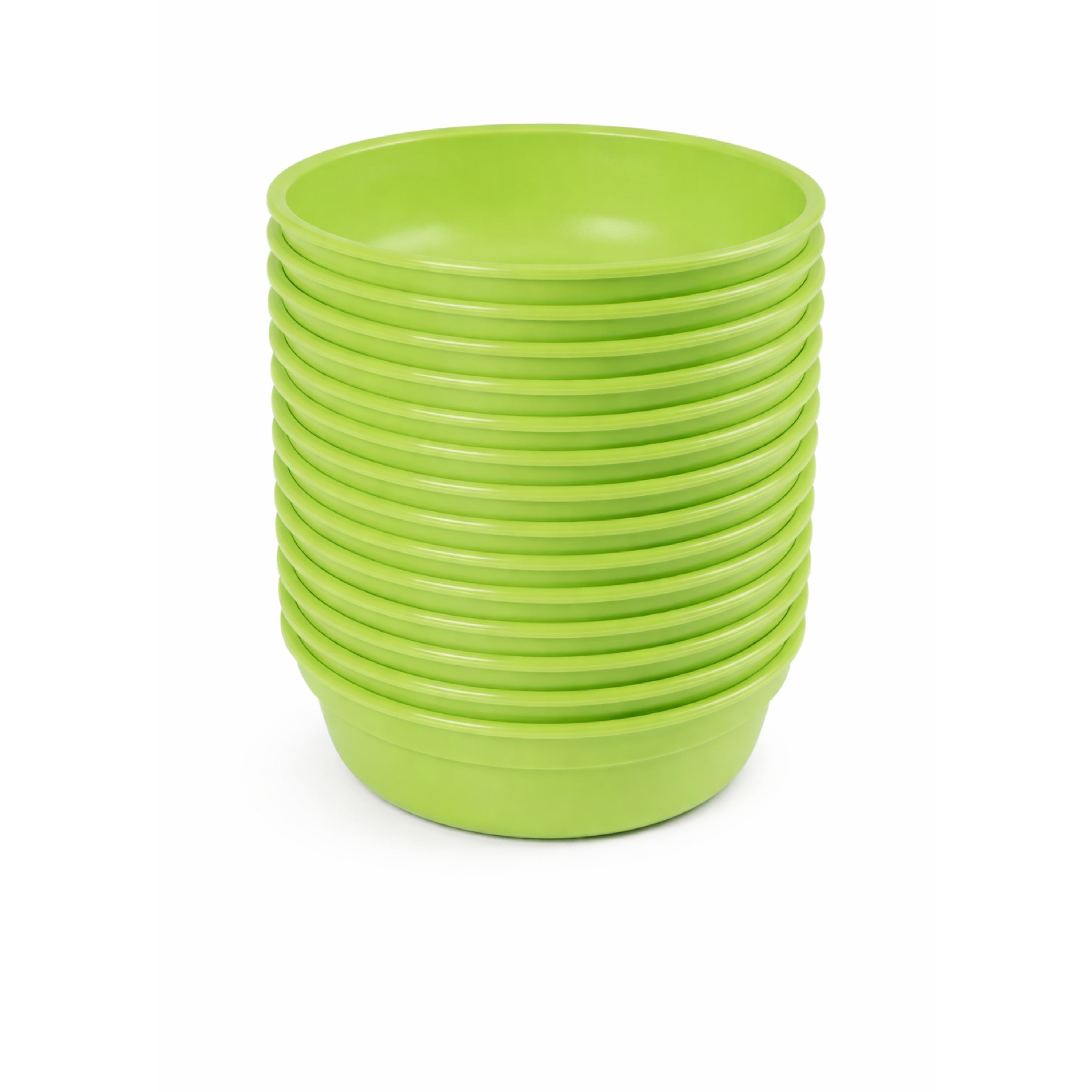 12 oz. Recycled Kids Bowls – Set of 12 - Lime