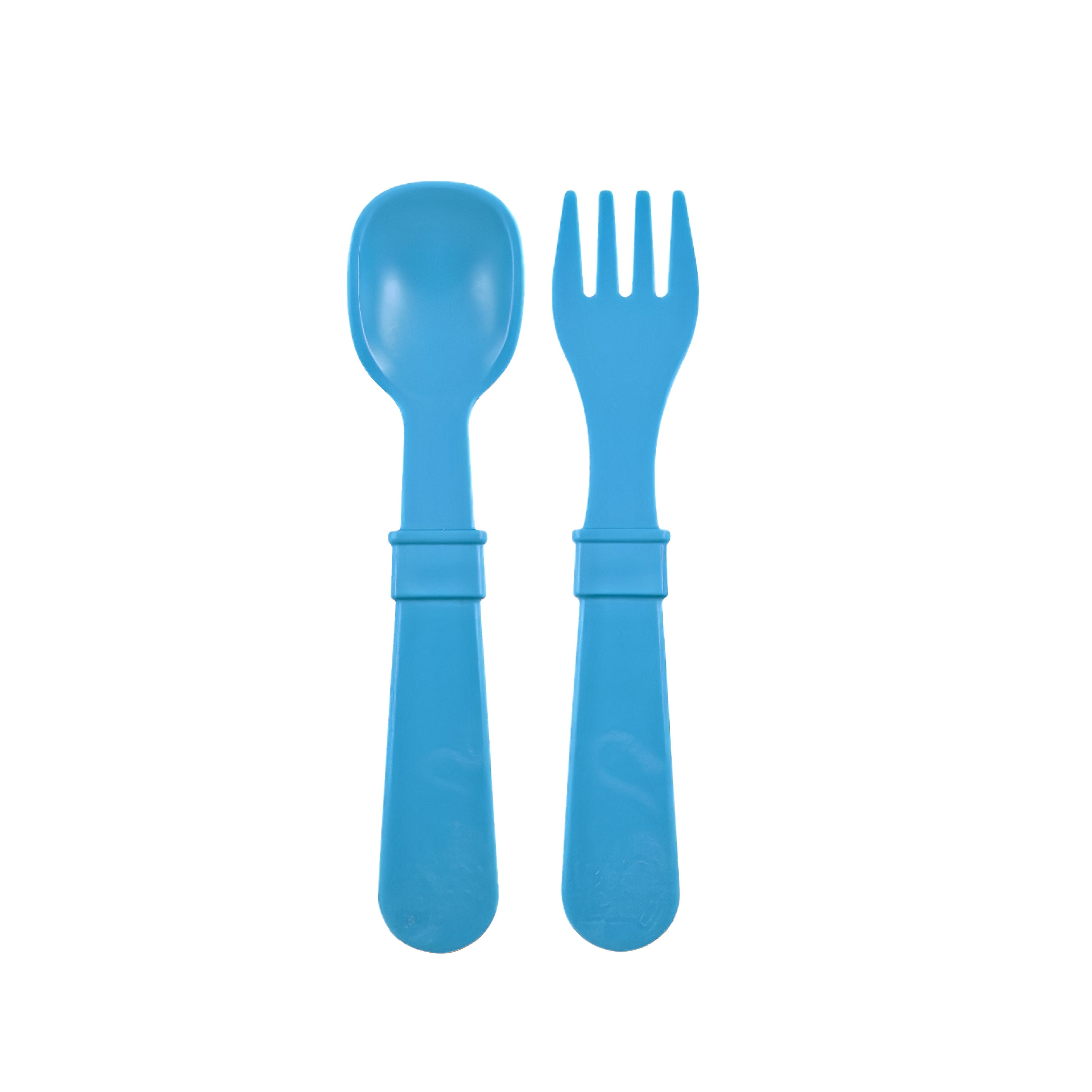 Fork and Spoon Set - Blue