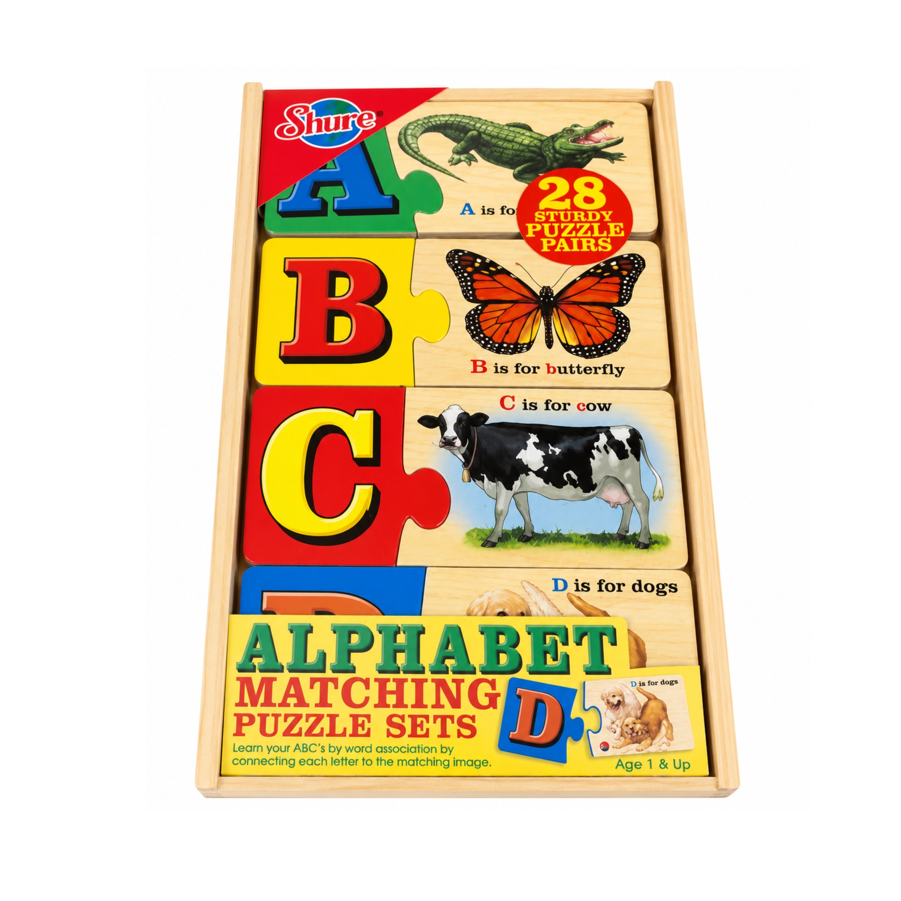 Photo Realistic Alphabet Matching Puzzles